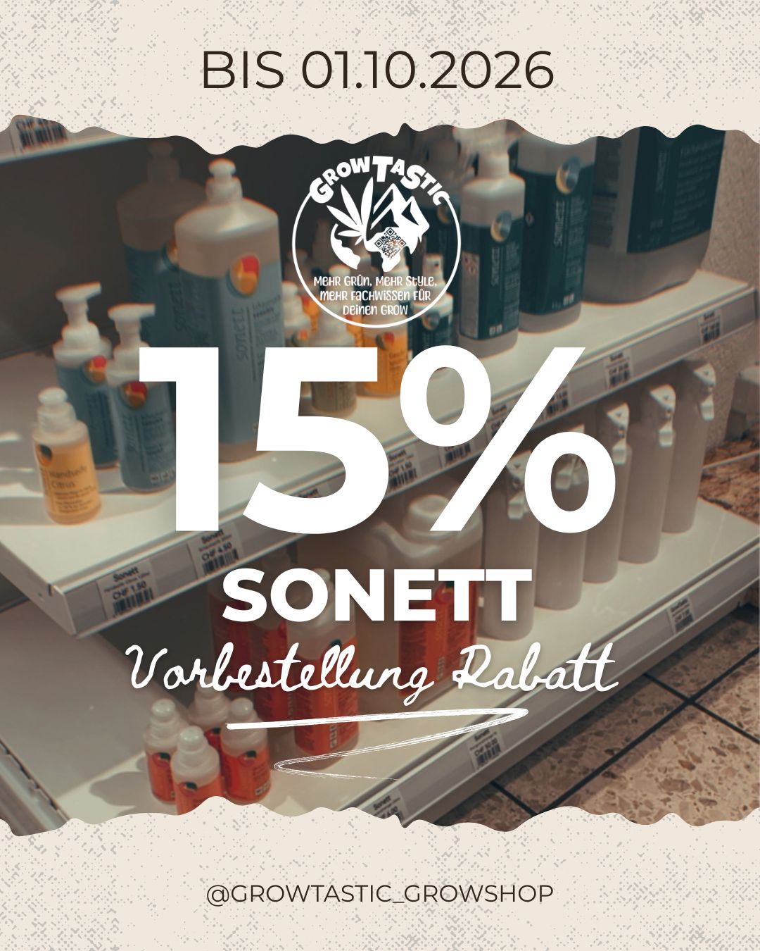 SONETT – ONLY LOCAL STORE STUFF | Sammelbestellung mit 15 % Rabatt