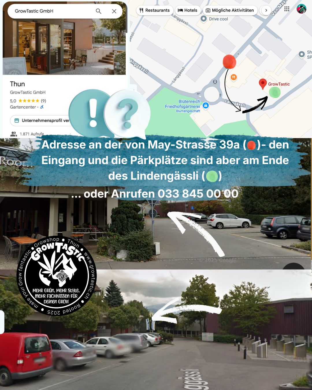 So findest du GrowTastic in Thun