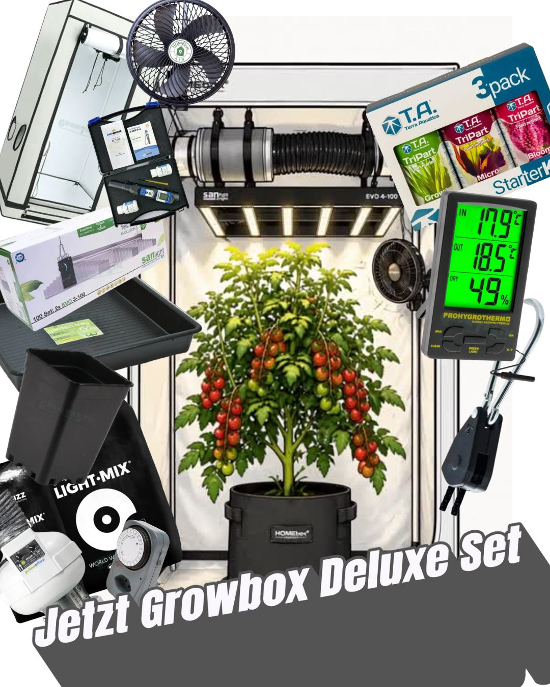 NEU Growbox Kompletsett Deluxe