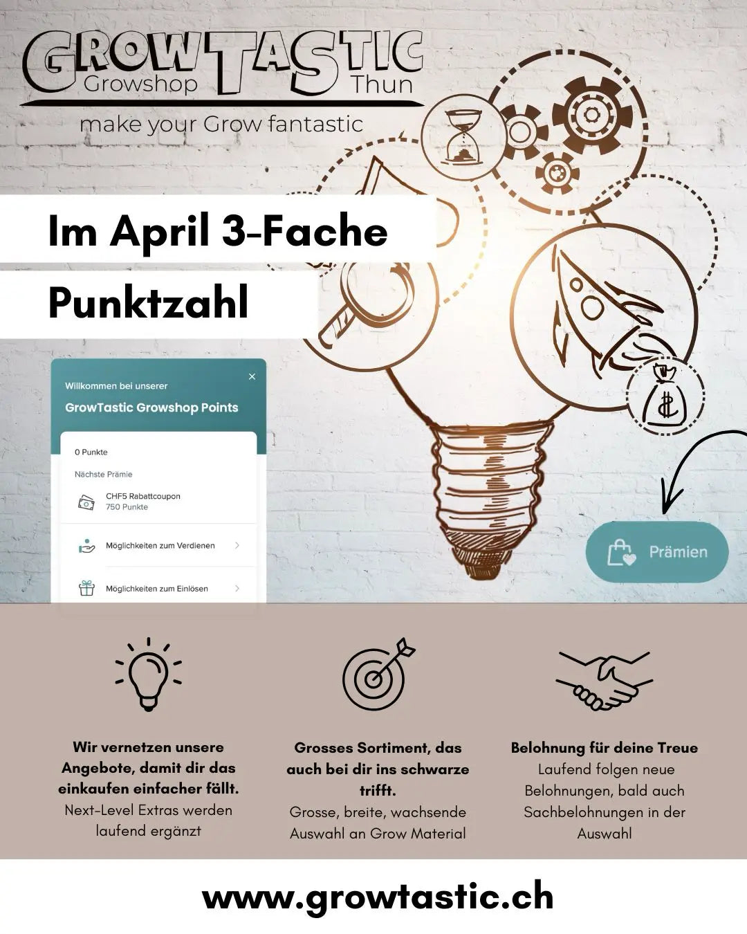 3x GrowTastic Points im April – Jetzt schneller Punkte sammeln