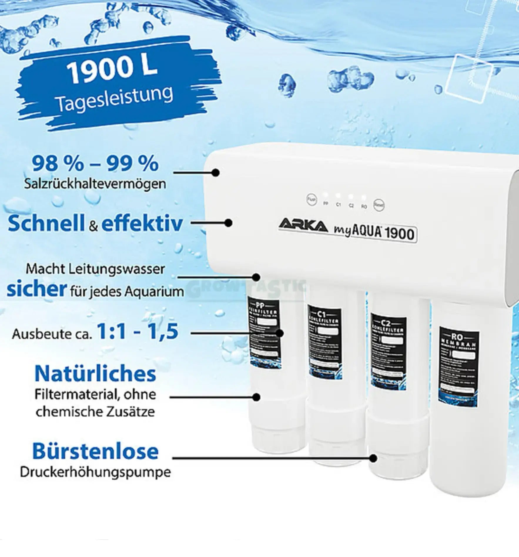 ARKA myAQUA® 1900 Umkehrosmoseanlage 6