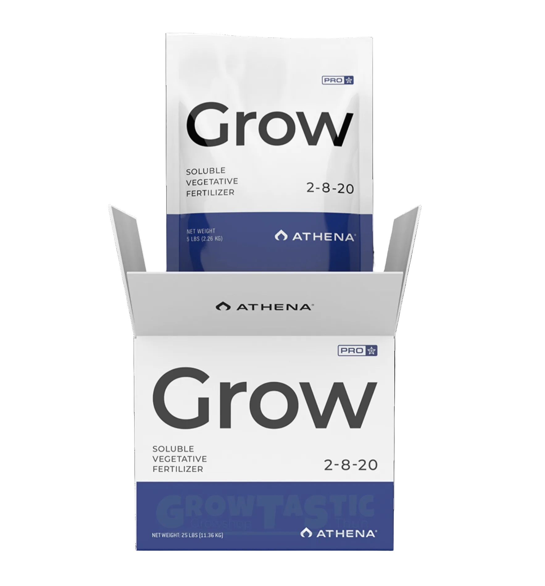 Athena Grow Pulver in Schachtel