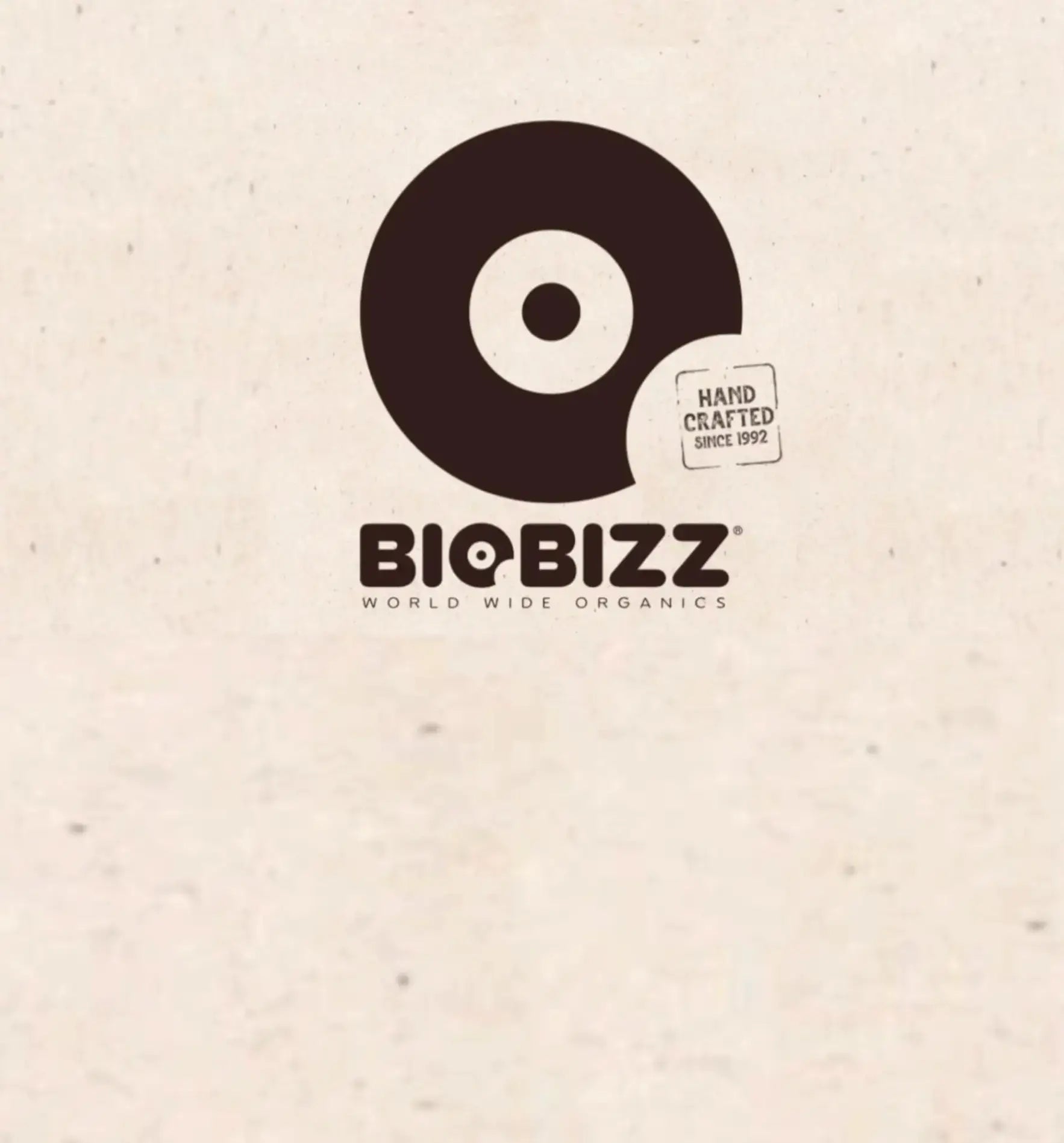 BioBizz Logo: Handcrafted organic products since 1992 for Growshop information
