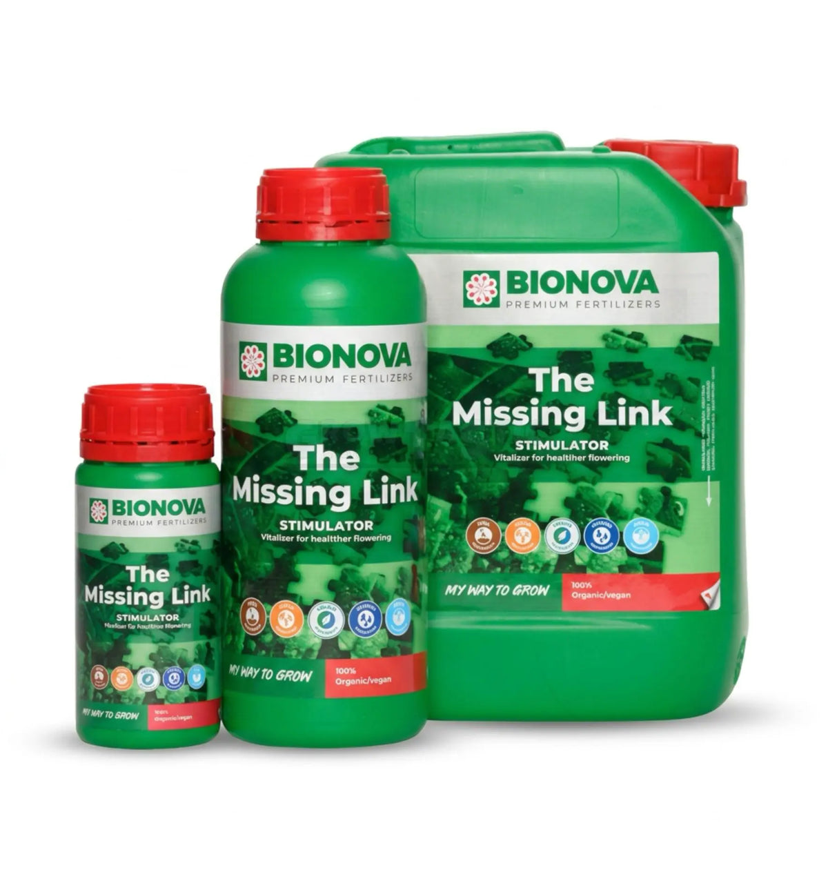 Organischer Pflanzenstimulator Bionova The Missing Link (TML) in 1-Liter-Behälter, natürlicher Dünger für gesunde Pflanzen