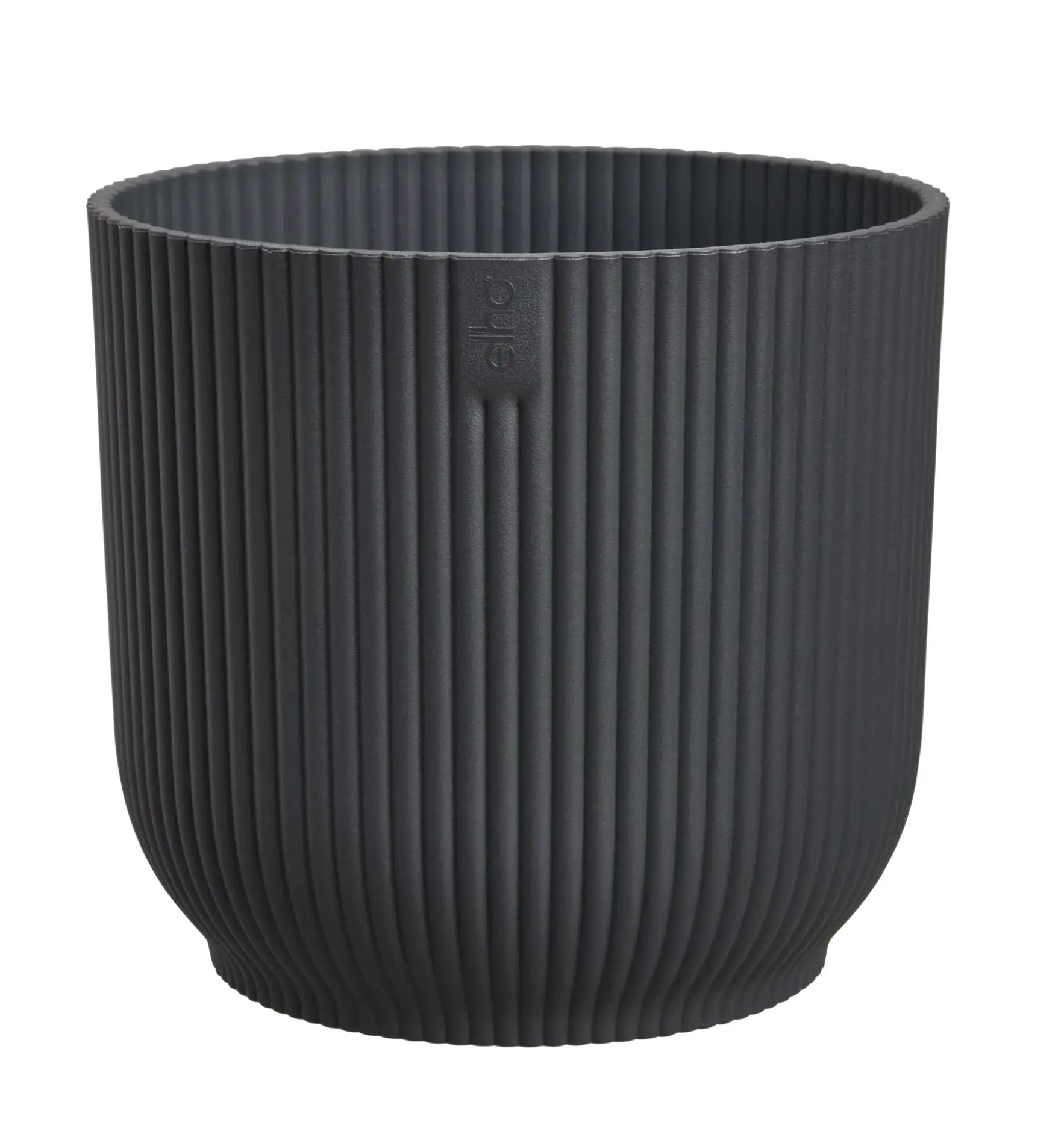 Elho Vibes Fold Pflanztopf aus Kunststoff in modernem Design, ideal für Innen- und Außenpflanzen, in neutraler Farbe.