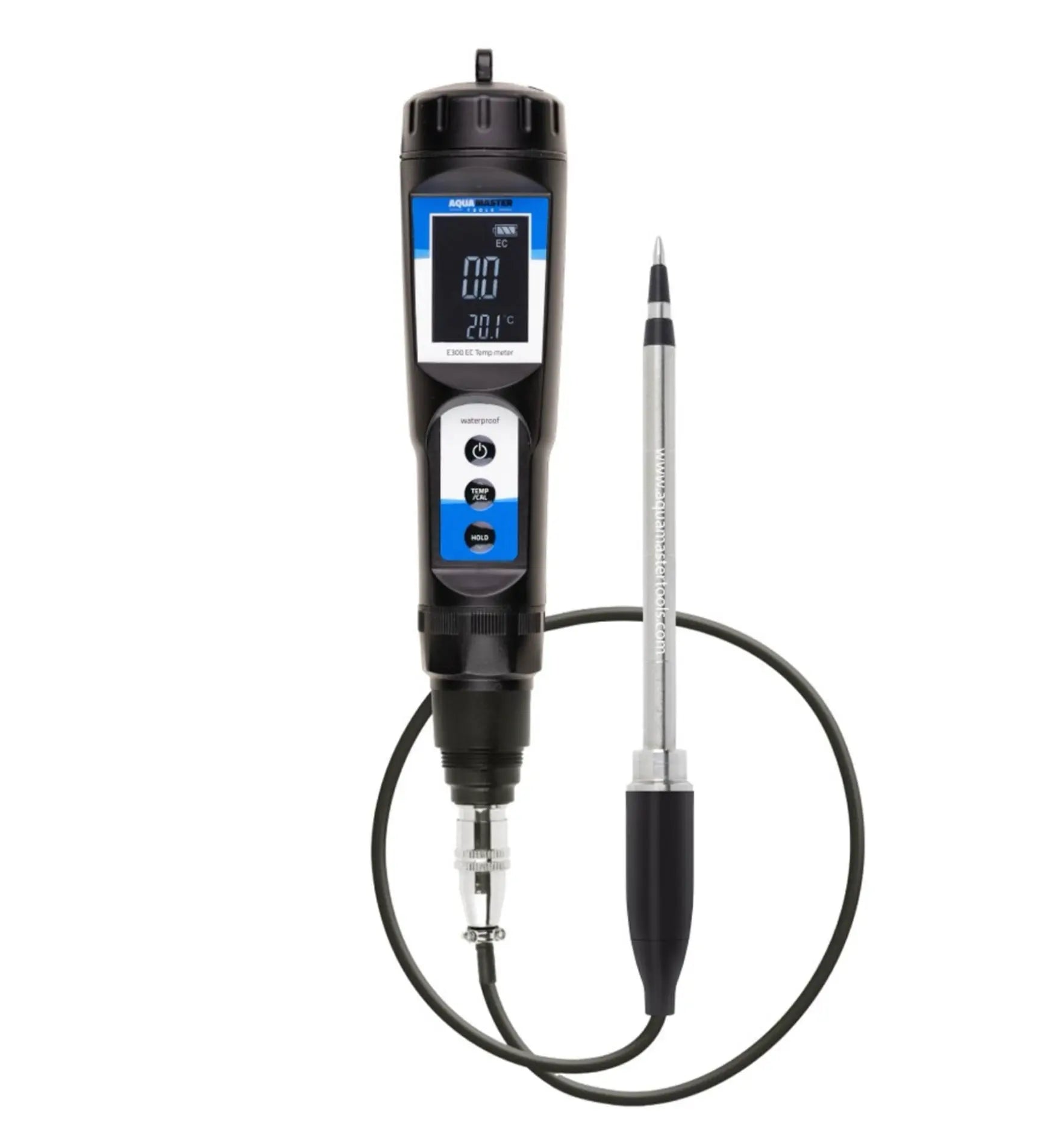 Aquamaster Tools Substrat EC/Temp E300 Pro2 Messgerät zur Messung von elektrischem Leitwert und Temperatur, kompaktes Design