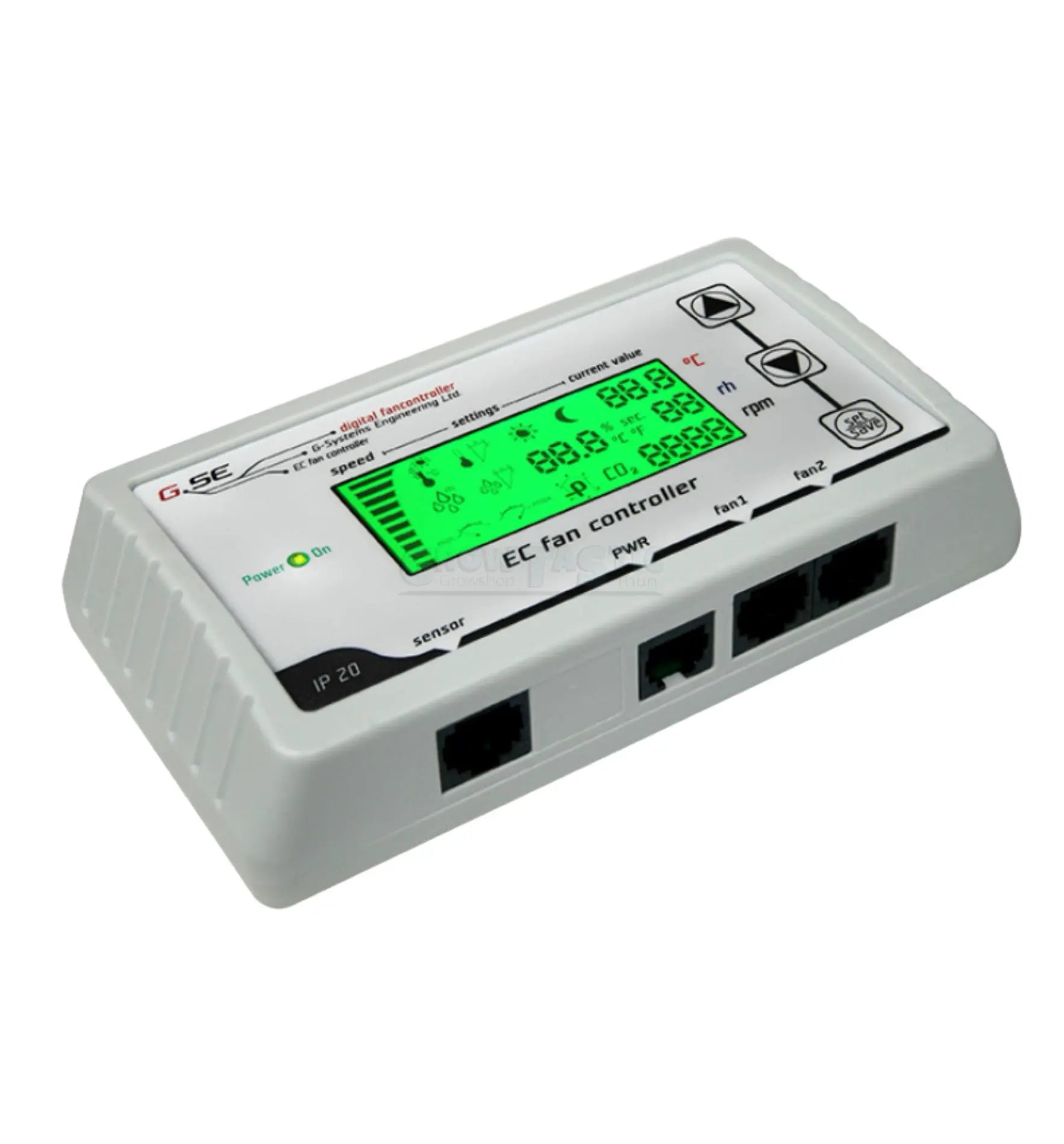 EC Lüftungsregler mit LCD-Display