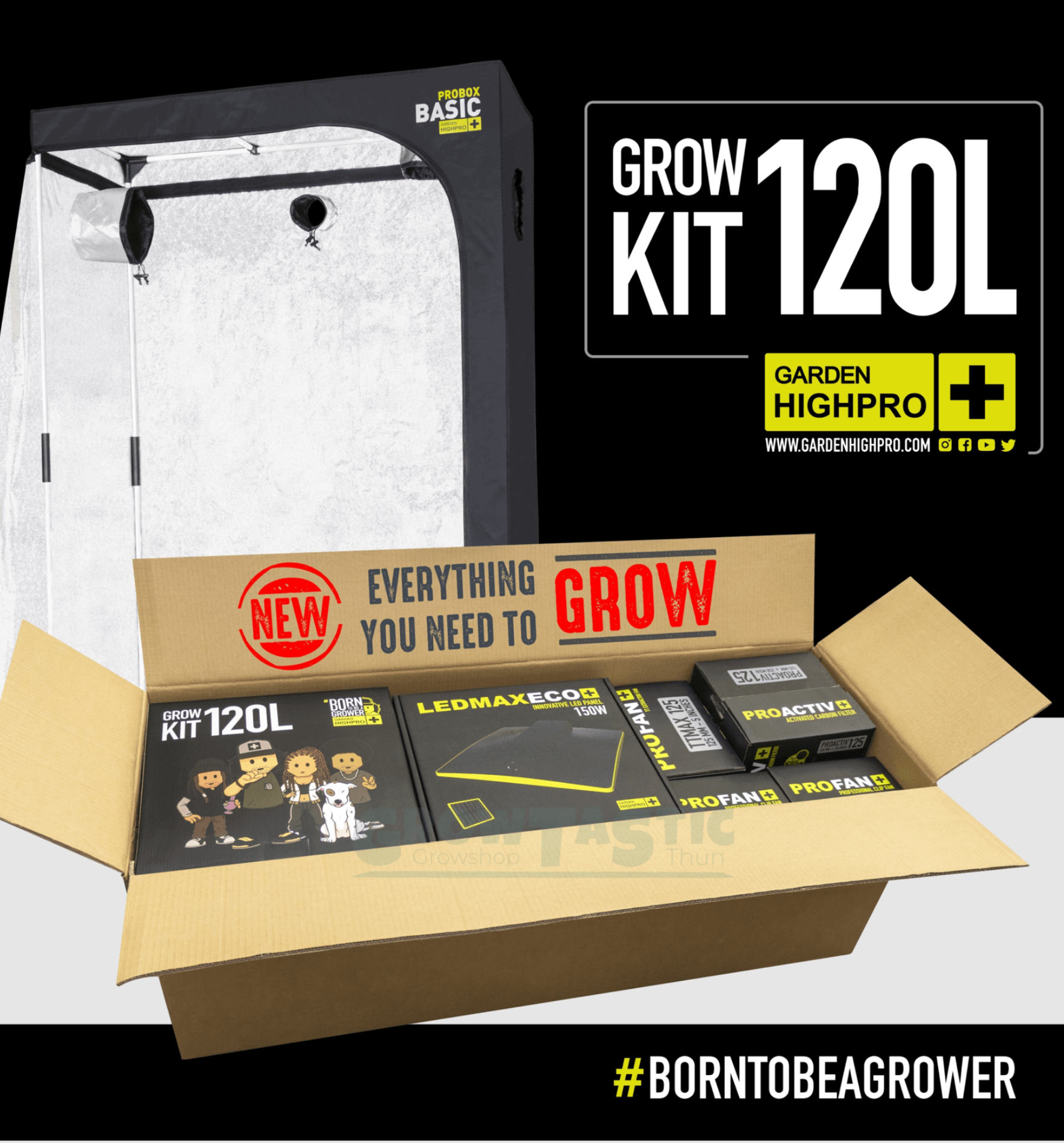 Garden Highpro Komplettset 120L