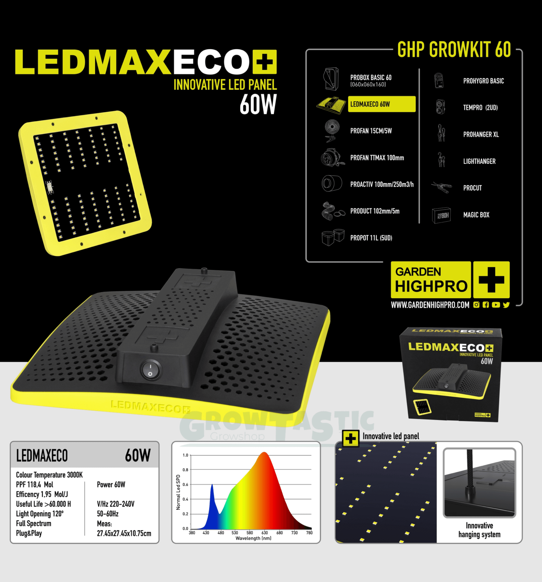 Garden Highpro Komplettset 60 LED