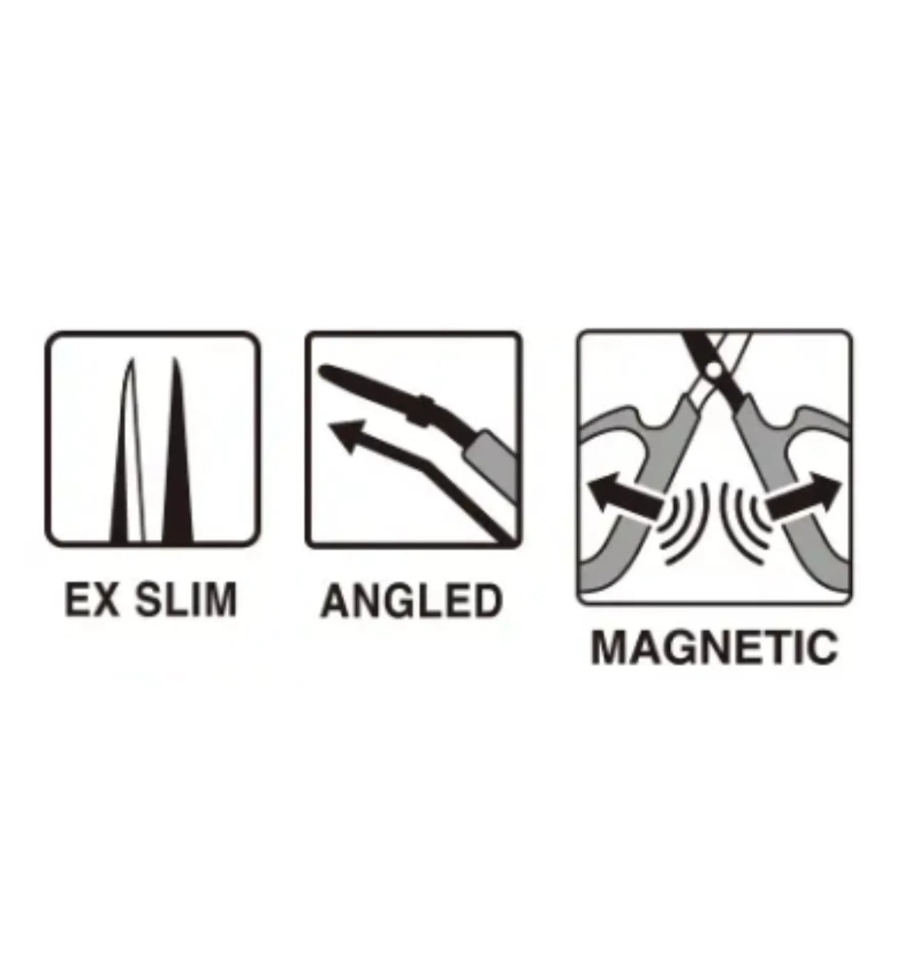 Saboten PT-16 – Extra Slim Curved Magnetic Trimming Scissors