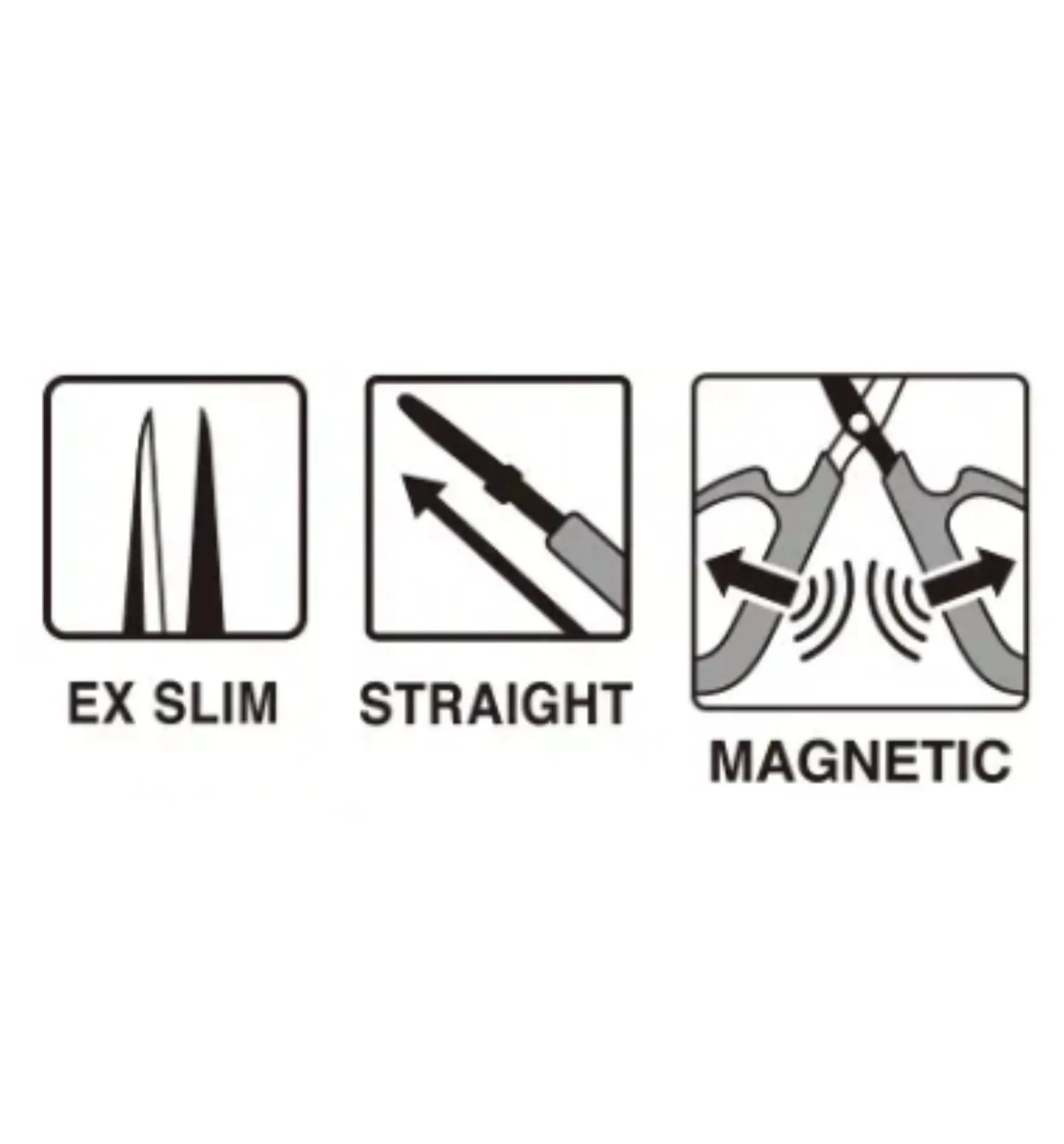 Saboten PT-15 – Extra Slim Straight Magnetic Trimming Scissors