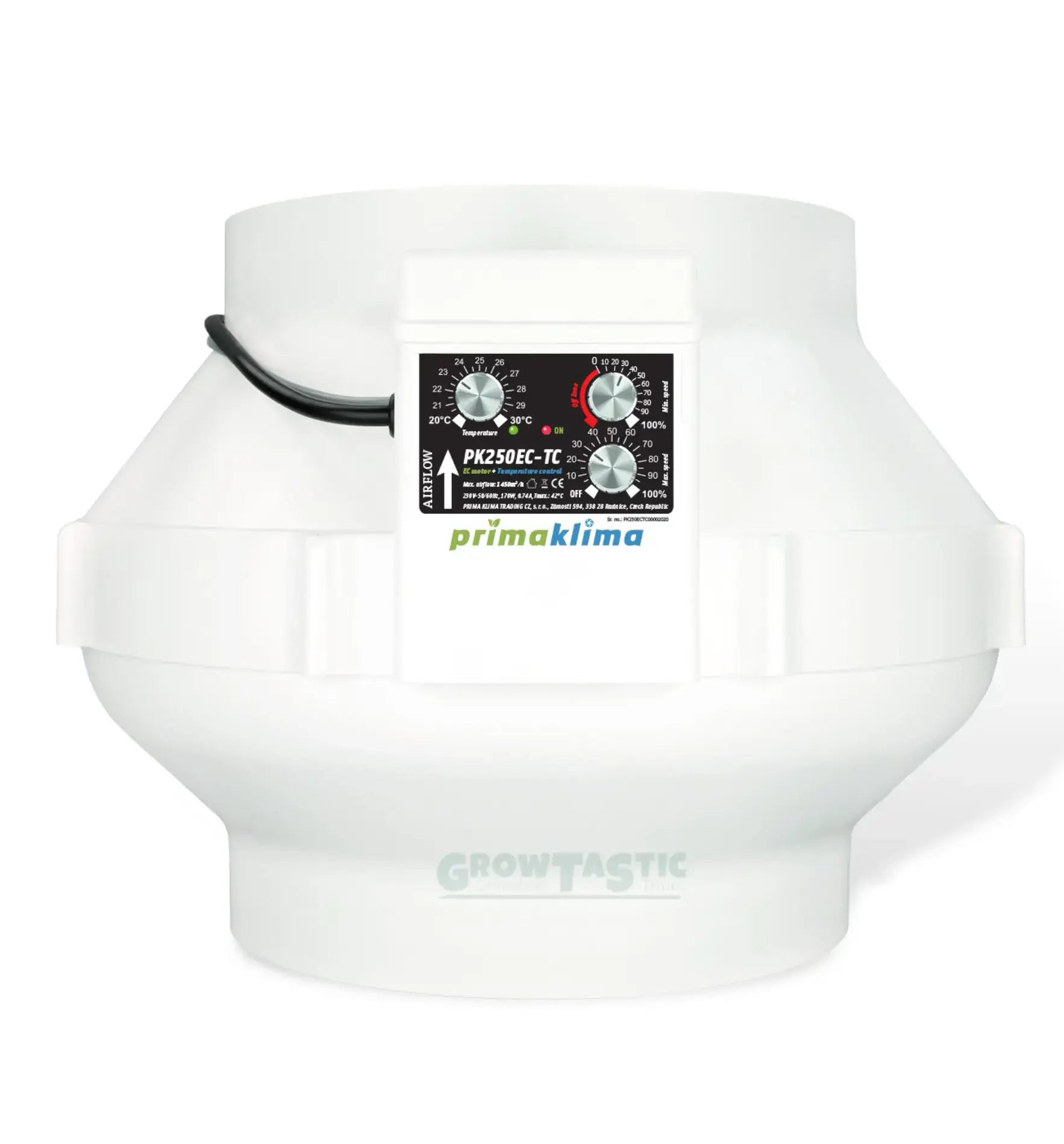 Prima Klima PK EC-TC Temperatur geregelt 1