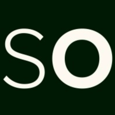 Logo des Growshops mit den Buchstaben SO auf grünem Hintergrund.