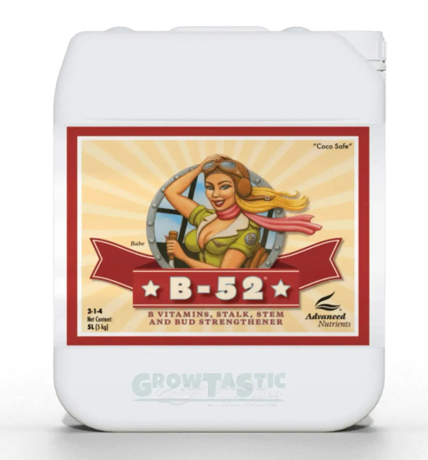 Flasche mit Advanced Nutrients B-52 Dünger in 250 ml, flüssiger Pflanzenstimulator für kräftiges Wachstum