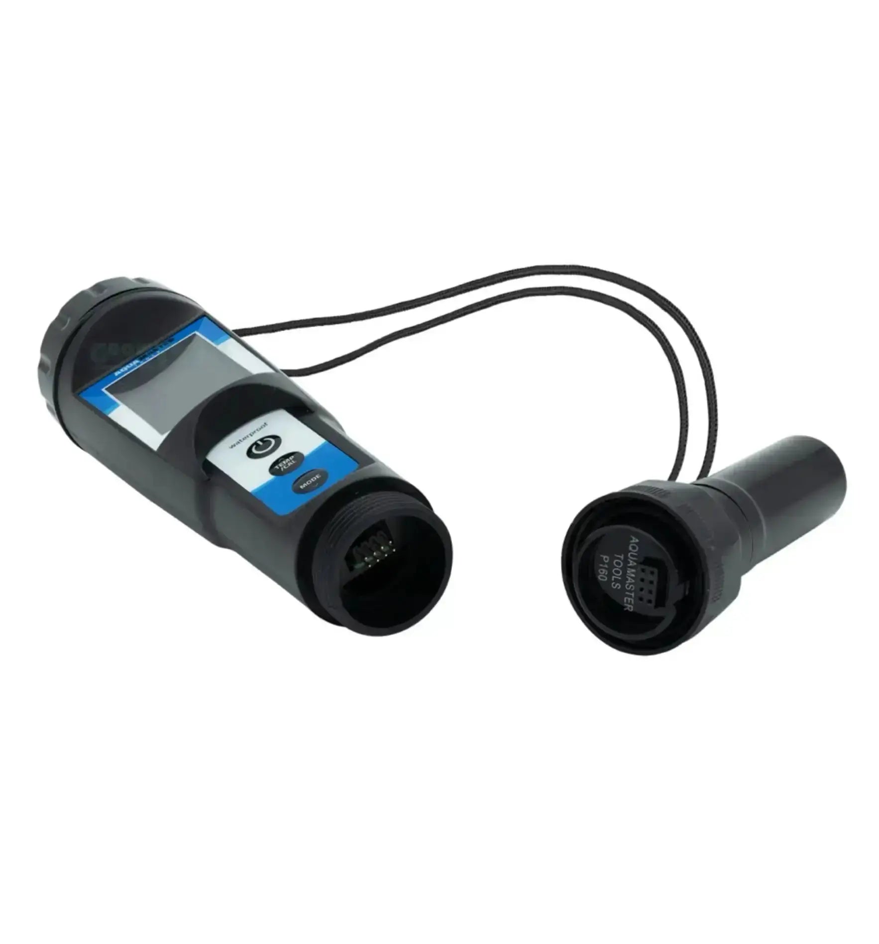 Aquamaster Tools Combo Pen P160 Pro 2 Messgerät zeigt das handliche Messgerät mit Display und Bedienelementen in Nahaufnahme