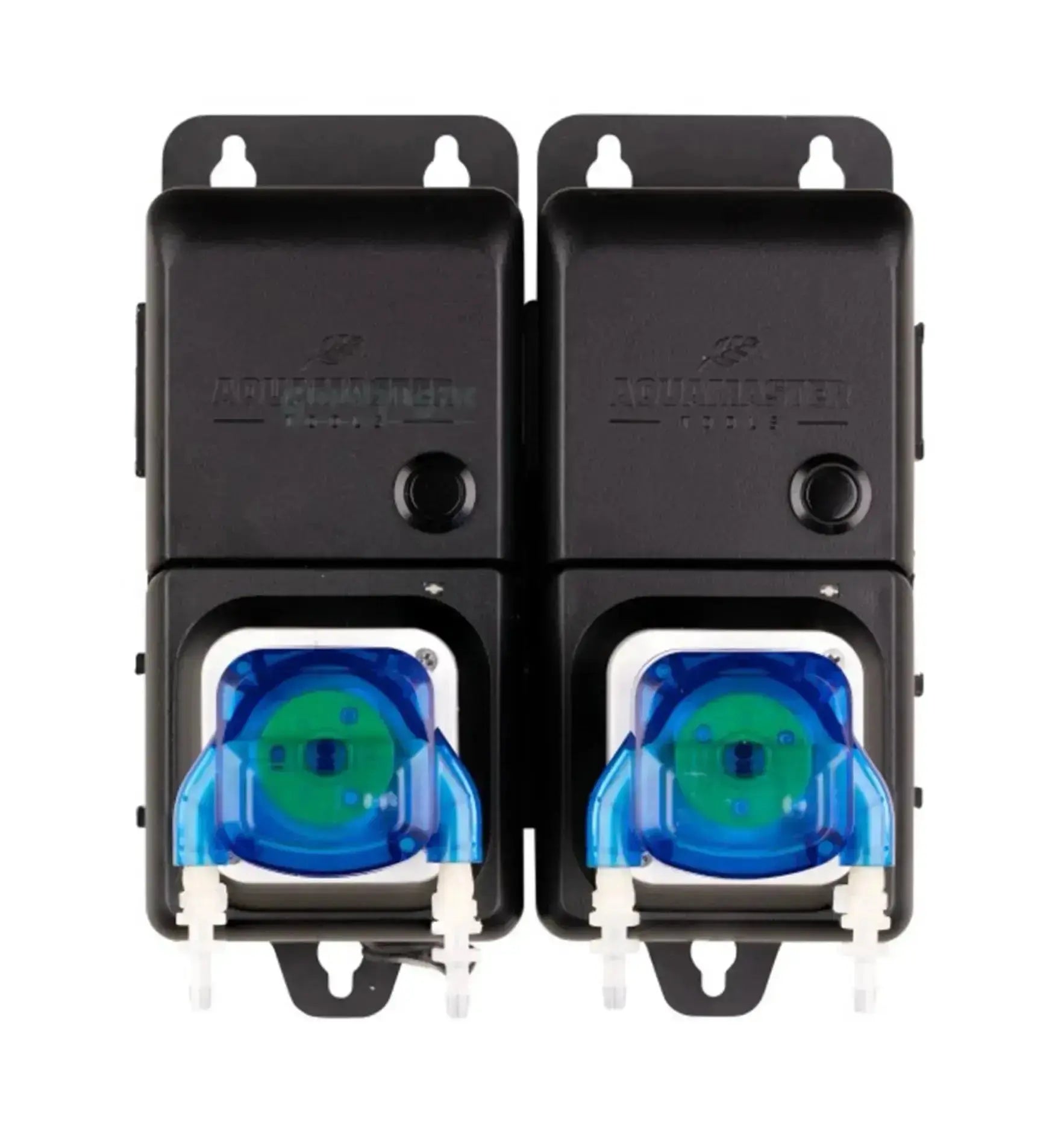 Aquamaster Tools Pumpenset für Nährstoffdosierung, Pumpeneinheit in schwarzem Gehäuse, ideal für Aquarien und Pflanzenpflege