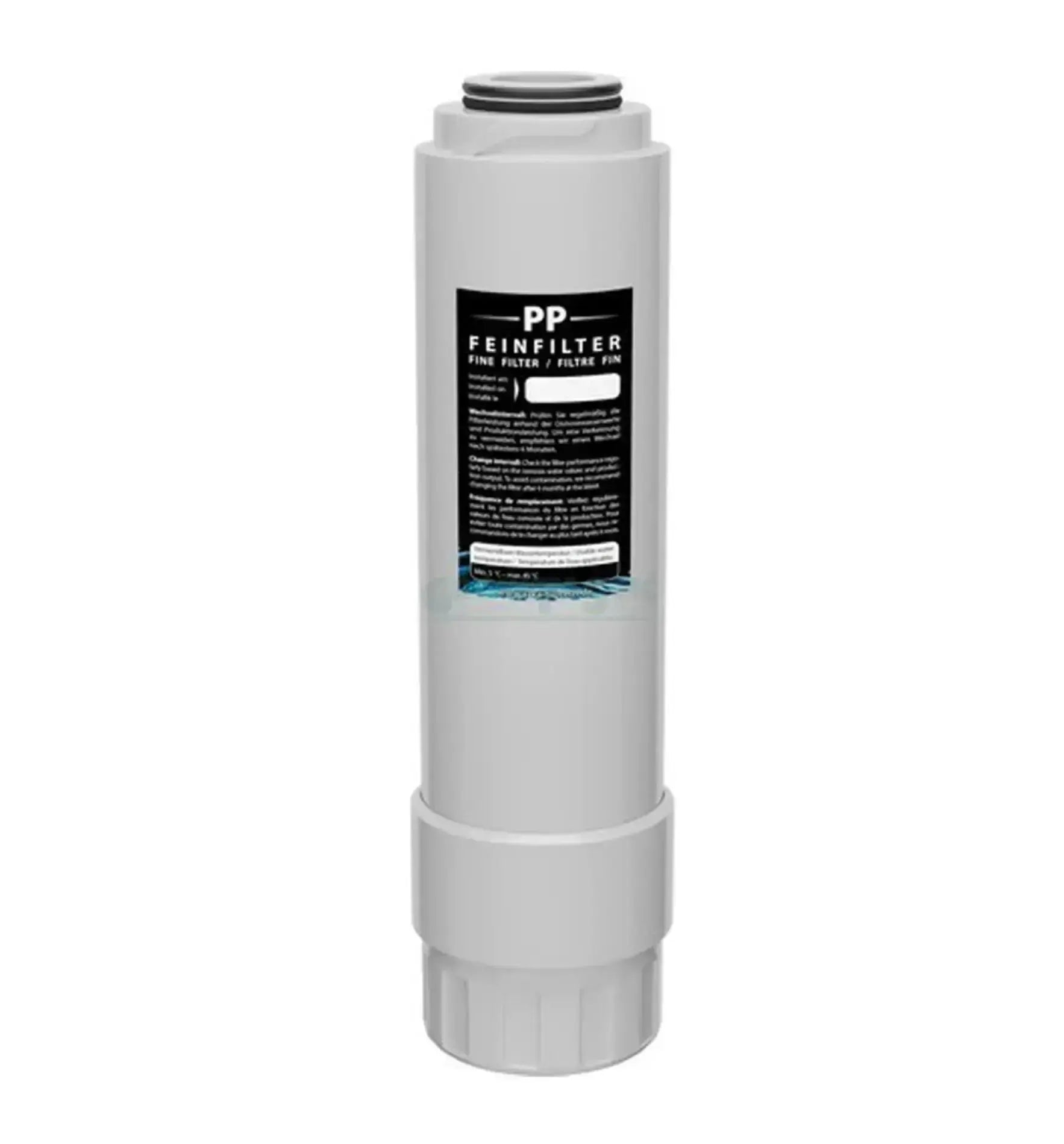 ARKA myAQUA® 3800 Wechselfilter für ARKA Osmoseanlage, zeigt den Kohlefilter in der Anlage.