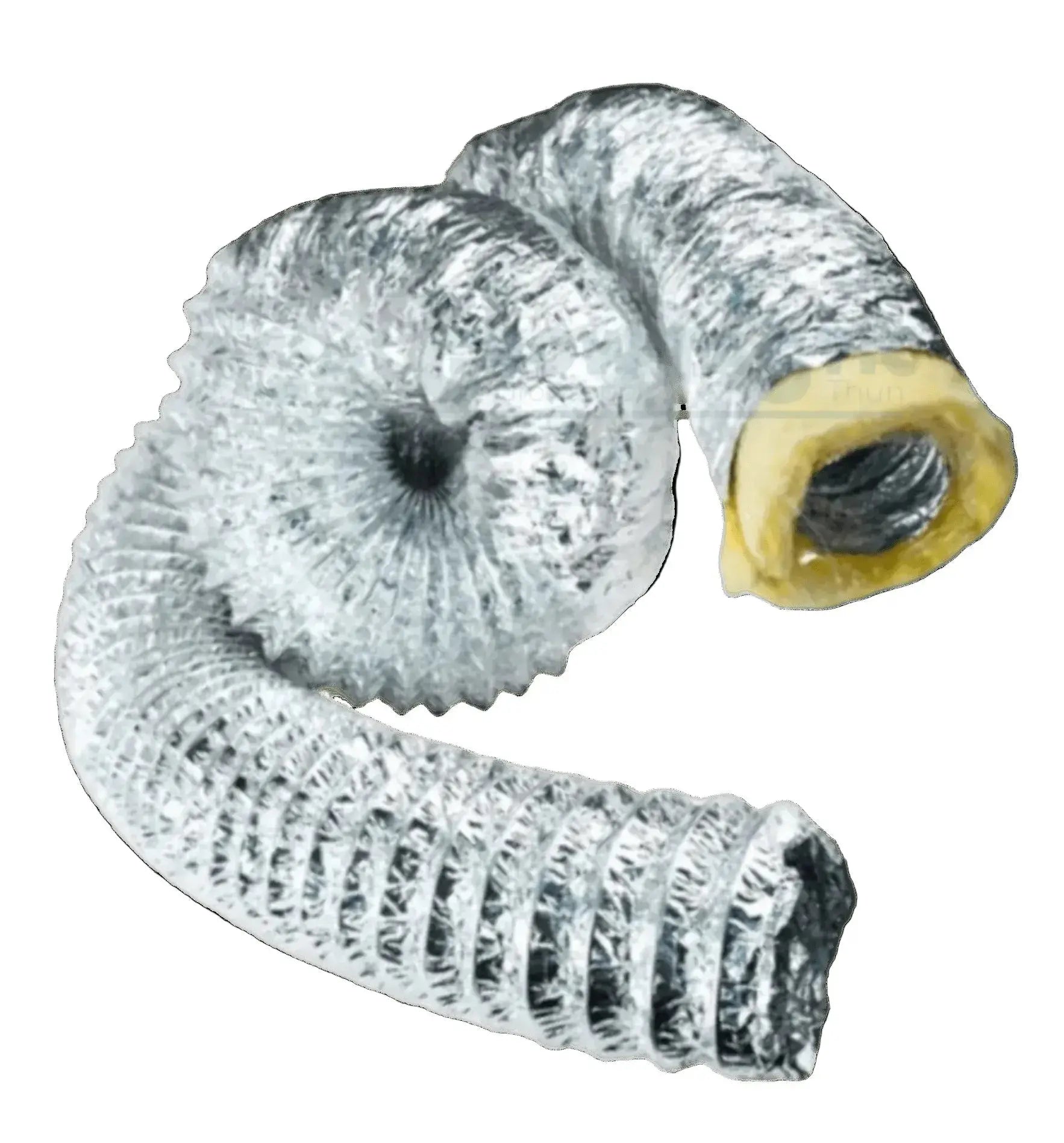Lüftungsschlauch Sonoconnect® von ATCO International, 100 mm Durchmesser, 5 Meter lang, flexible und langlebige Luftleitung.