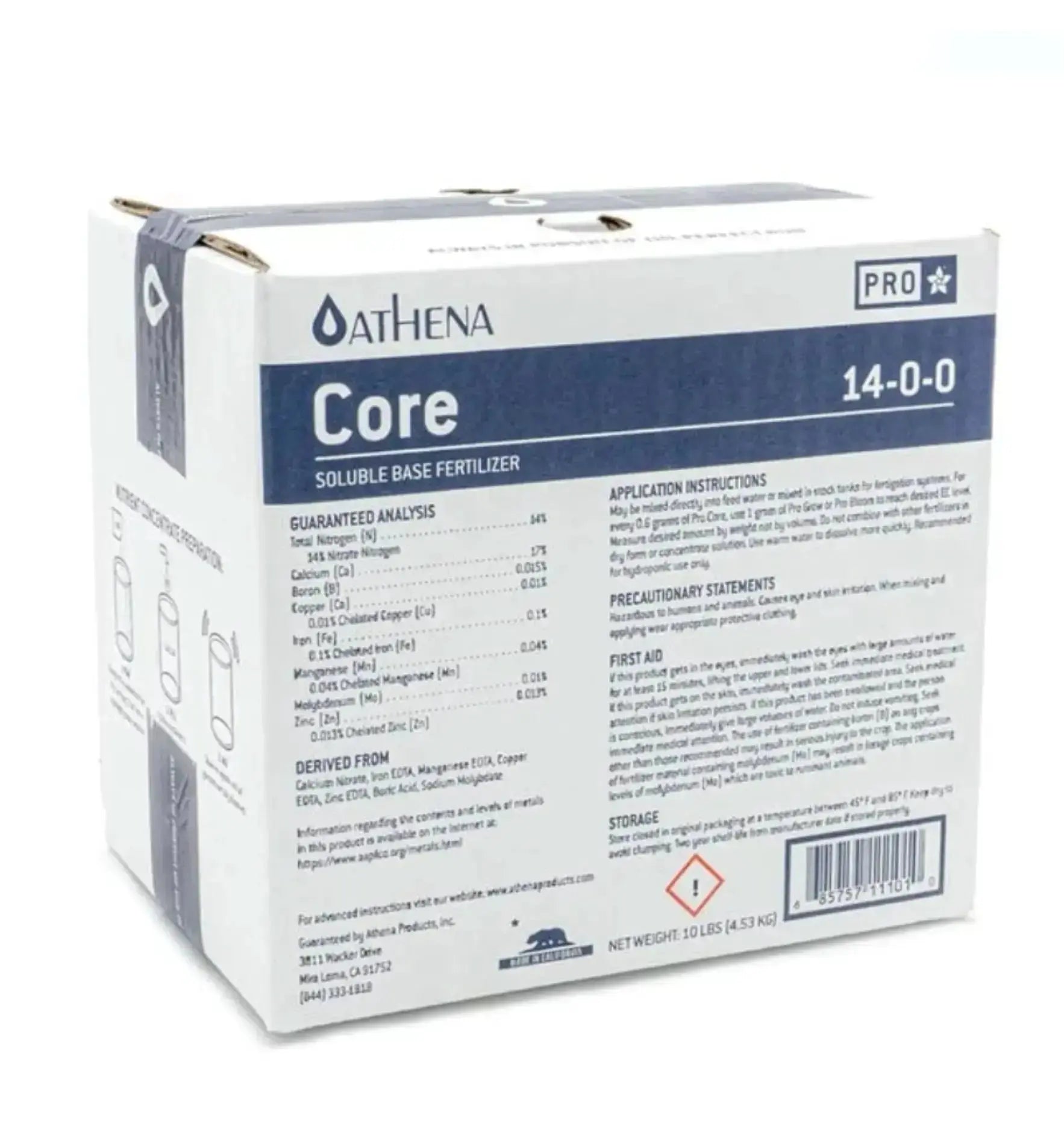 Athena Pro Core Dünger in 4,53 kg Verpackung, nährstoffreicher Pflanzendünger von Athena für kräftiges Wachstum