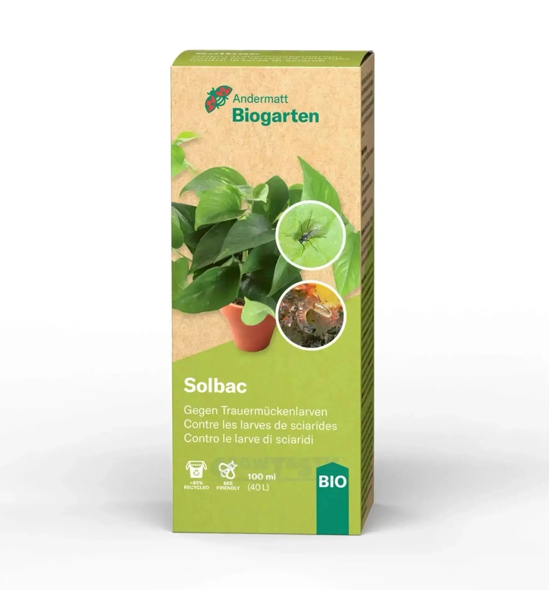Biocontrol & Biogarten Solbac biologischer Pflanzenschutz in Tablettenform, 9 Stück, für gesunden Garten.