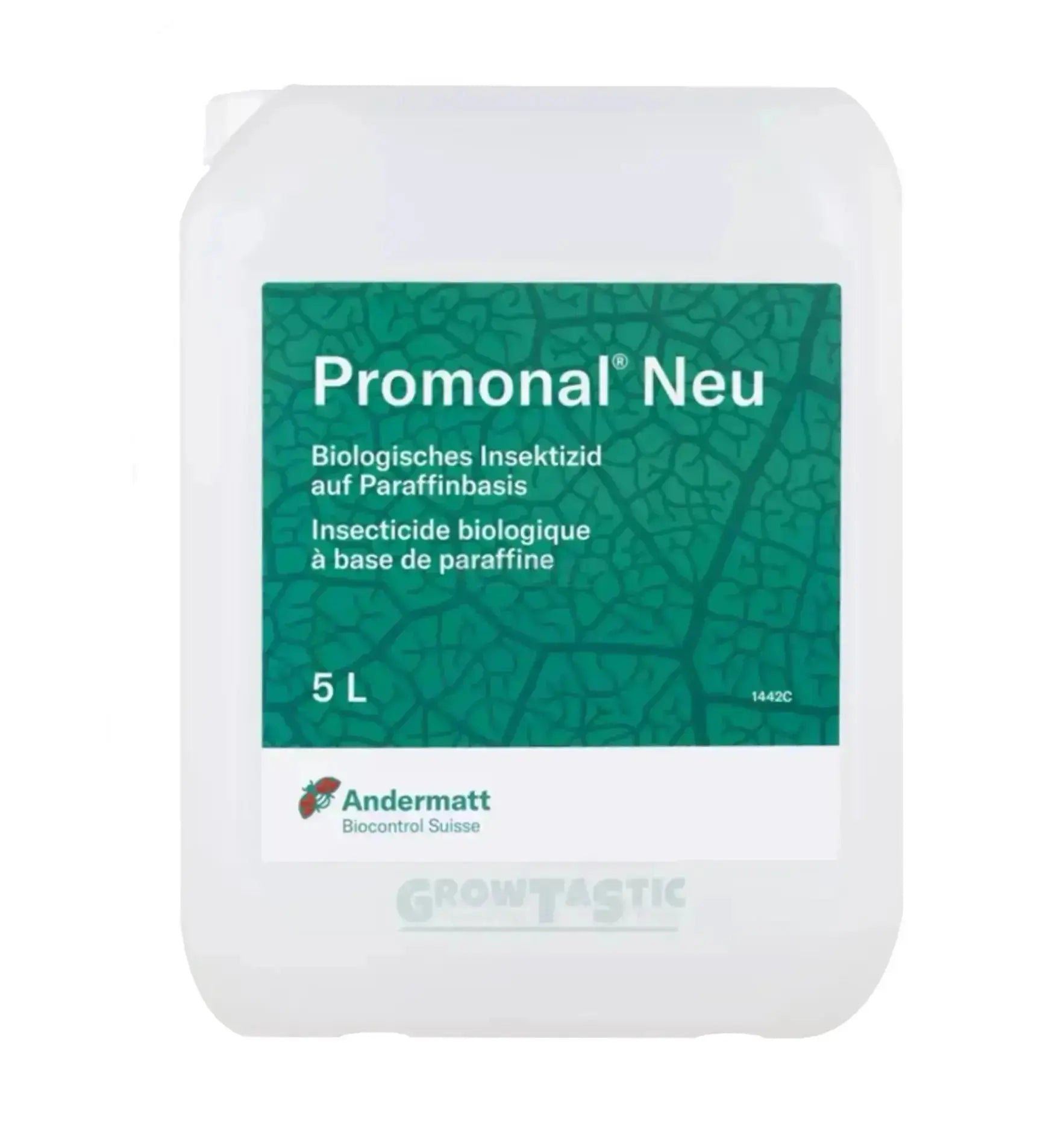 Biocontrol & Biogarten Promanal® Neu Pflanzenschutzmittel in 1-Liter-Flasche, zum Schutz von Pflanzen vor Schädlingen.