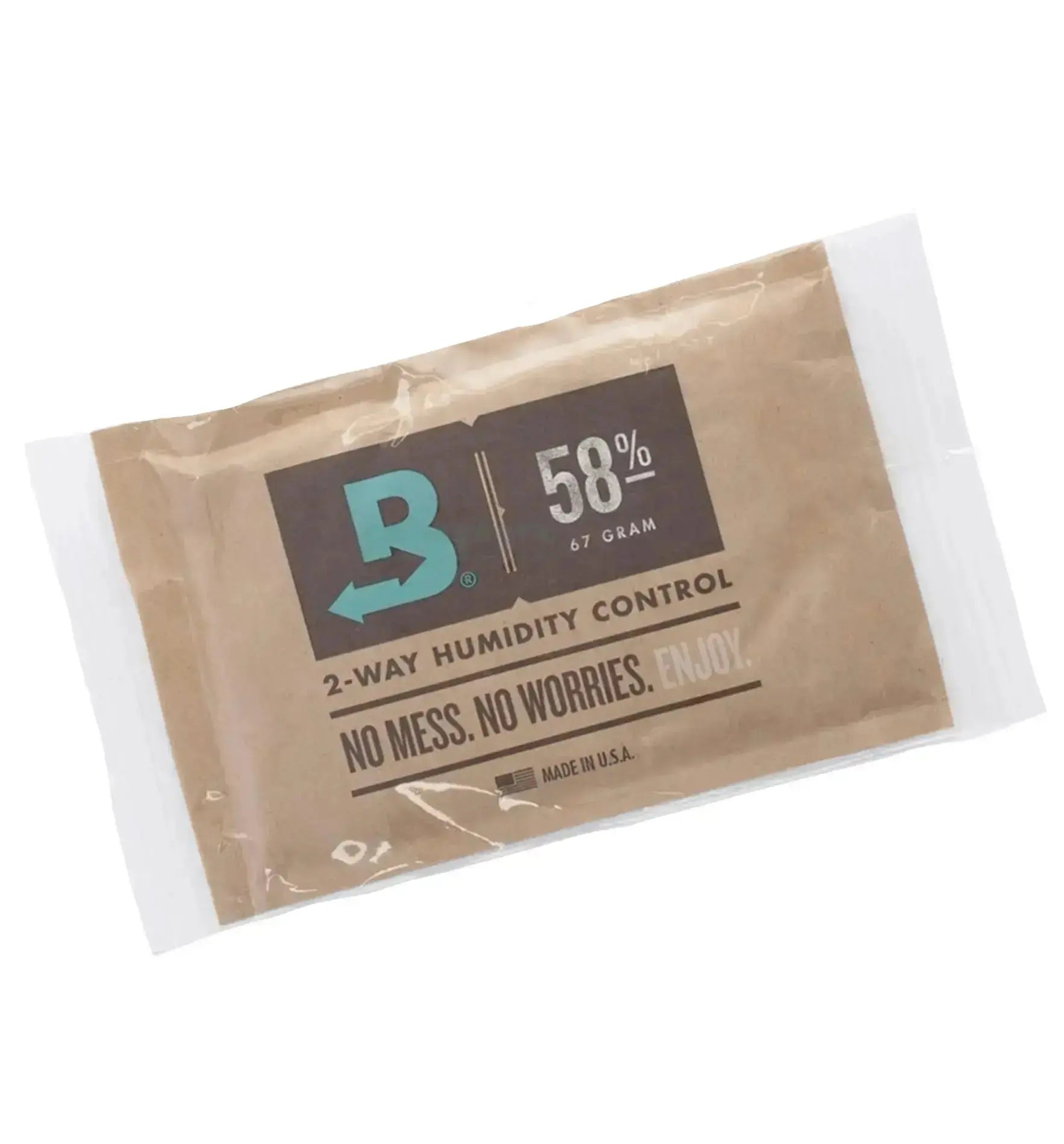 Boveda 58% Humidity Pack zur Aufbewahrung, 2g, in Karton, ideal für Feuchtigkeitskontrolle bei Lagerung von Produkten