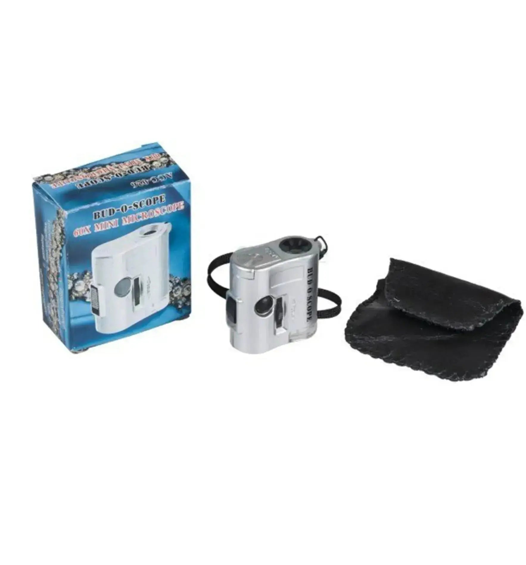 Mini-Mikroskop 60x von Bud-o-Scope, handliches Mikroskop für detaillierte Betrachtungen, kompaktes Design, scharfes Bild