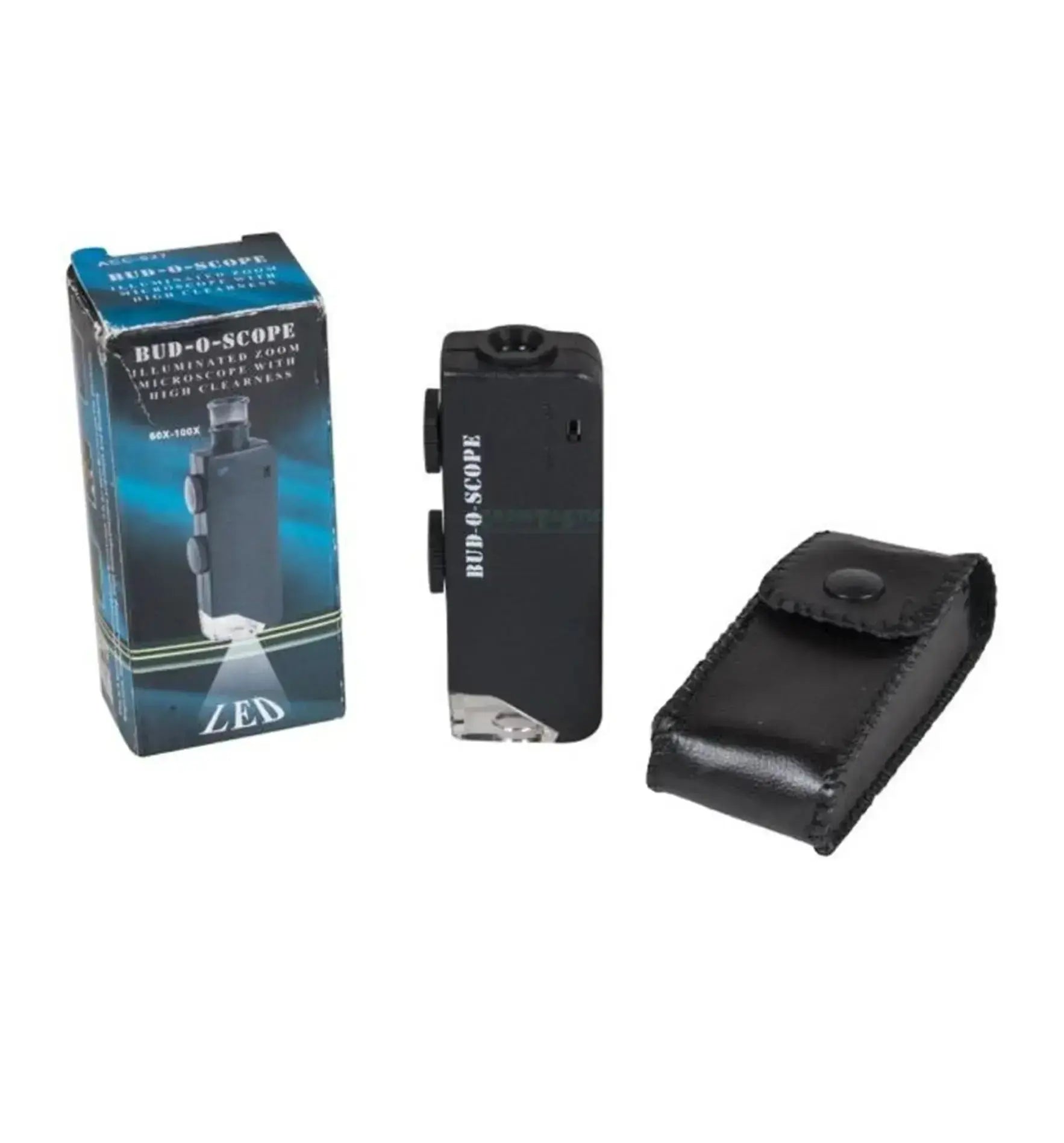 Bud-o-Scope Mikroskop LED 60-100x mit verstellbarer Vergrößerung und langlebigem Licht für detaillierte Beobachtungen.