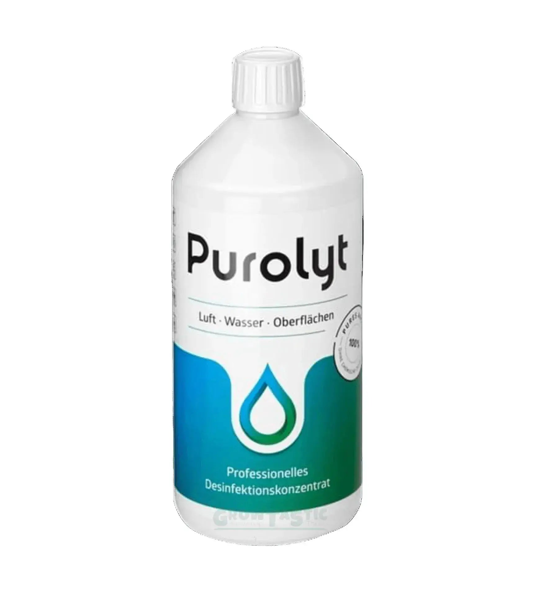 Flächendesinfektion von Corpus Verde, Purolyt, 1 Liter, Desinfektionsmittel für saubere Oberflächen, klare Flüssigkeit in Flasche
