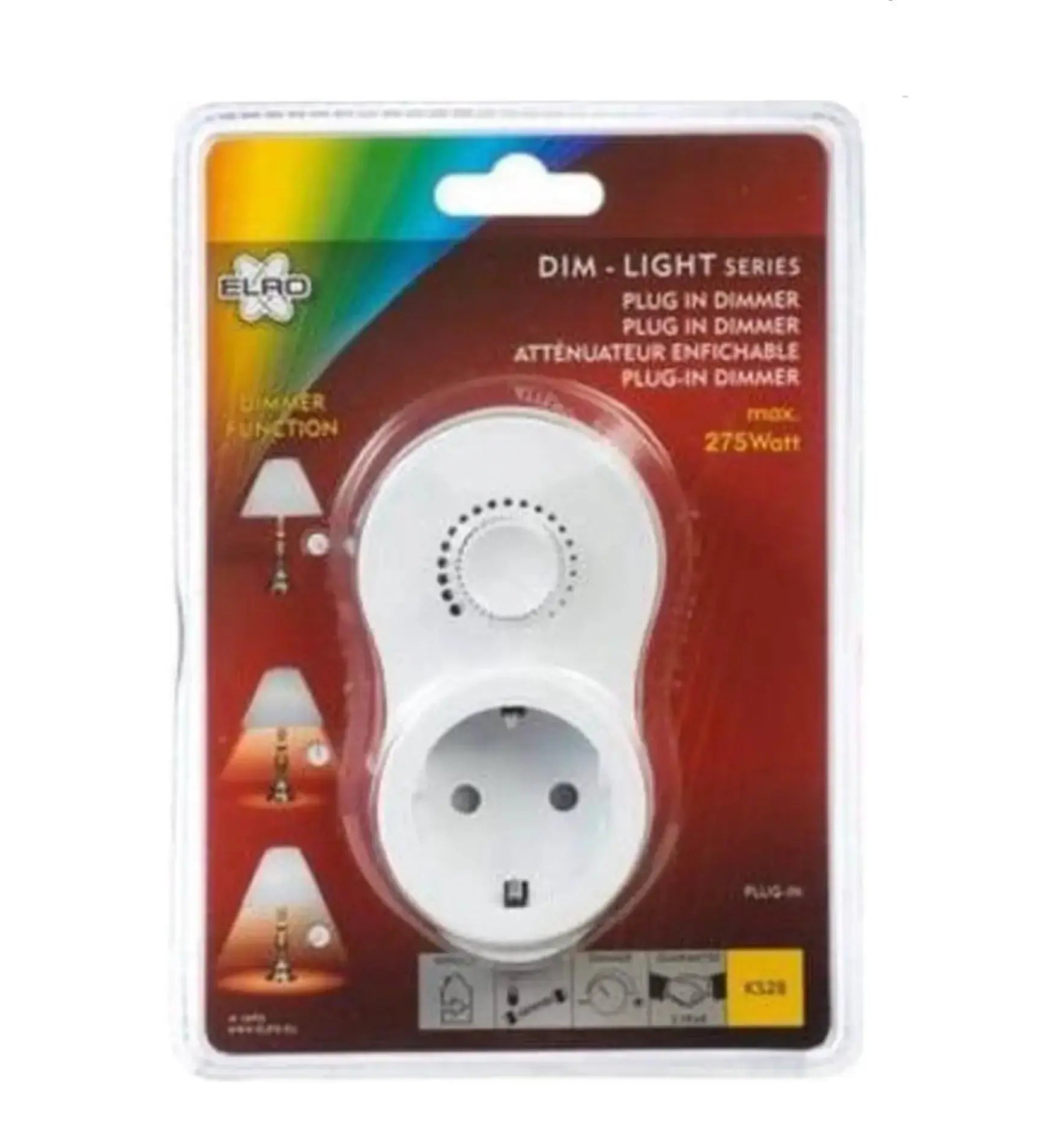 ELRO Steckdosendimmer für Propagator Heizmatten, Thermostat zur Steuerung der Temperatur, digitales Display und Bedienknöpfe