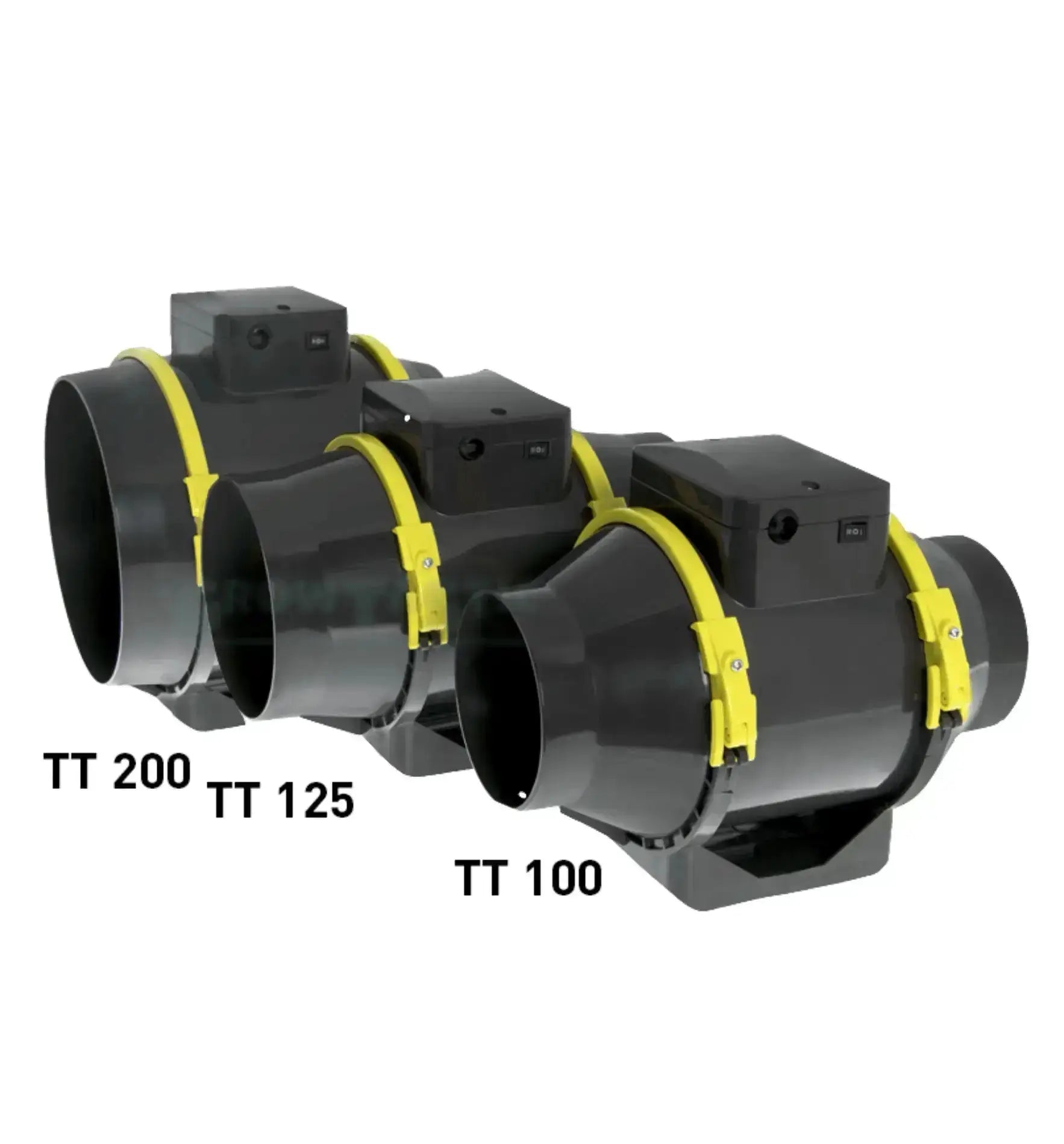 Garden Highpro GHP PROFAN TTMAX Abluftventilator, 2-Gang, 100 mm, für effiziente Belüftung im Garten oder Gewächshaus