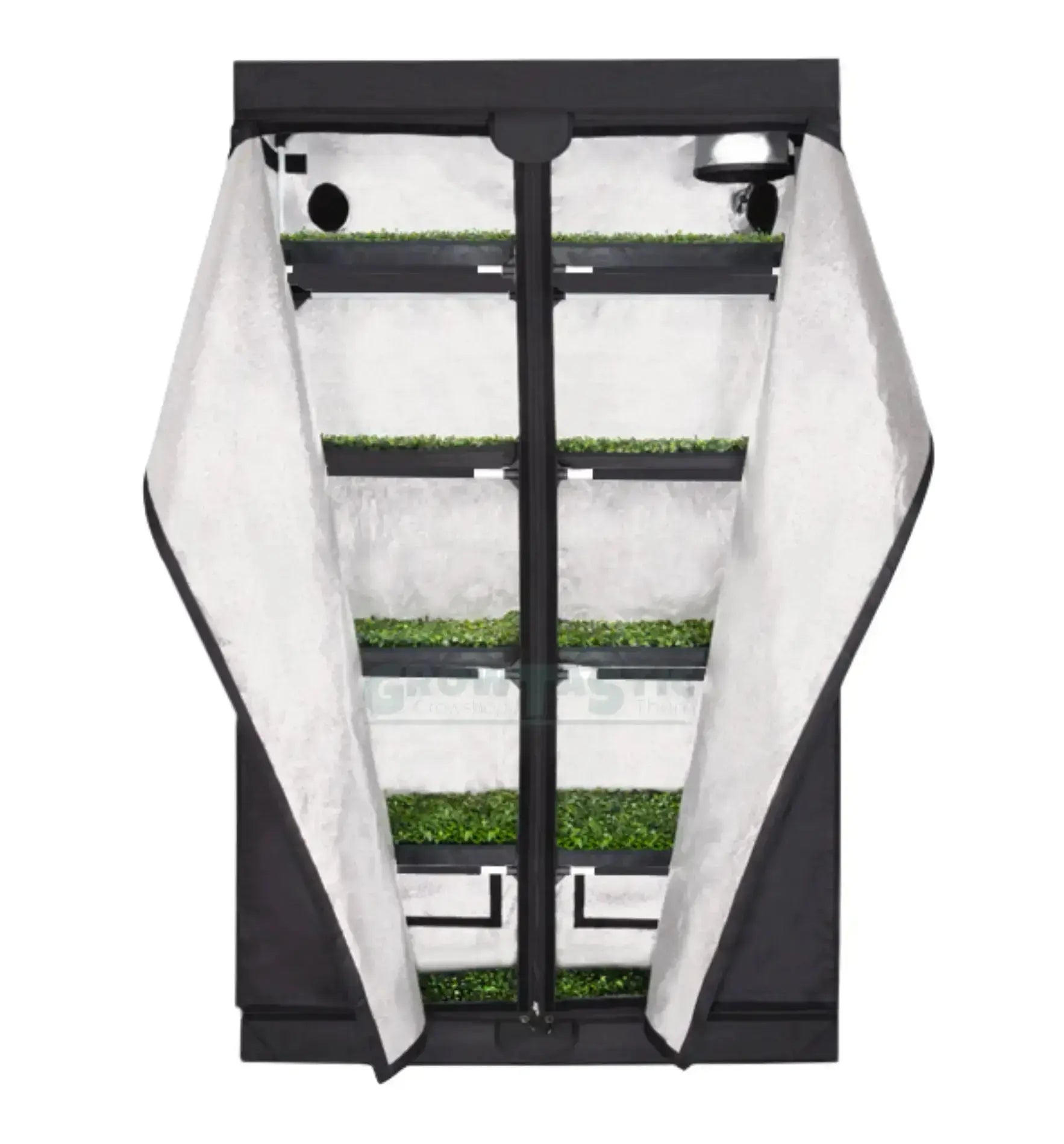 Mehrlagige Growbox Garden Highpro GHP mit propagator, Maße 60x40x200 cm, ideal für Anzucht und Pflanzenpflege