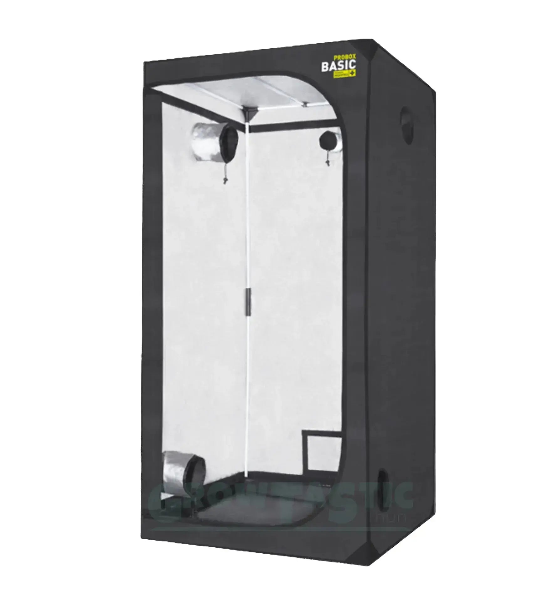 Garden Highpro GHP Growbox Pro Box Basic mit quadratischer Grundfläche, 40x40x160 cm, für Pflanzenzucht.