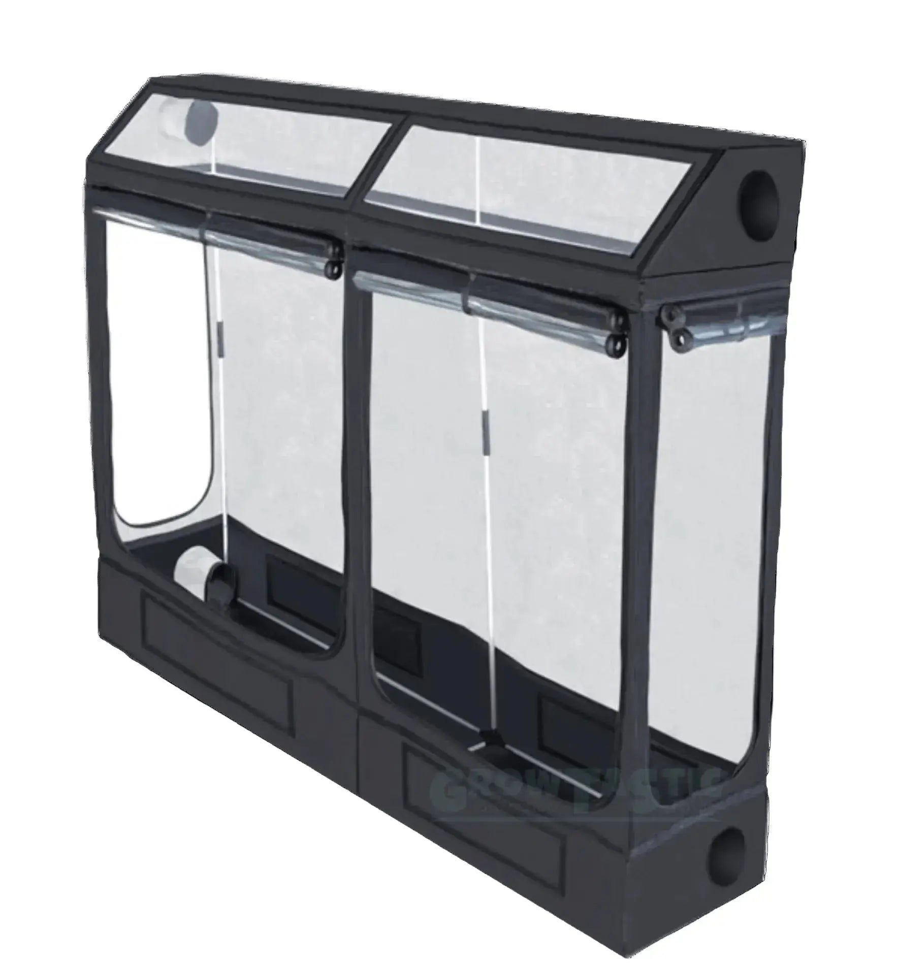 Garden Highpro GHP Growbox Pro Box für den Außenbereich, stabile Zeltstruktur mit 80x80x180 cm Größe, ideal für Pflanzenzucht.