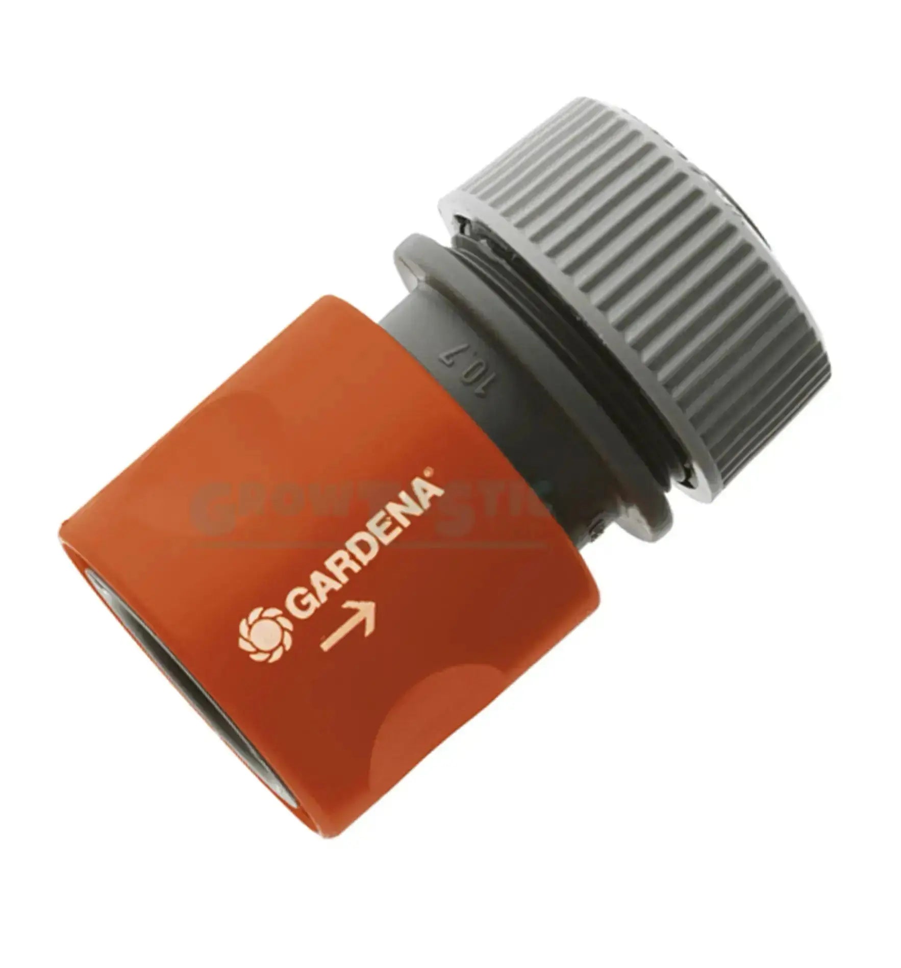 Gardena Wasserstop, Schlauchverbinder und Kupplung für Bewässerung, 13 mm (1/2 Zoll) und 15 mm (5/8 Zoll), aus robustem Kunststoff