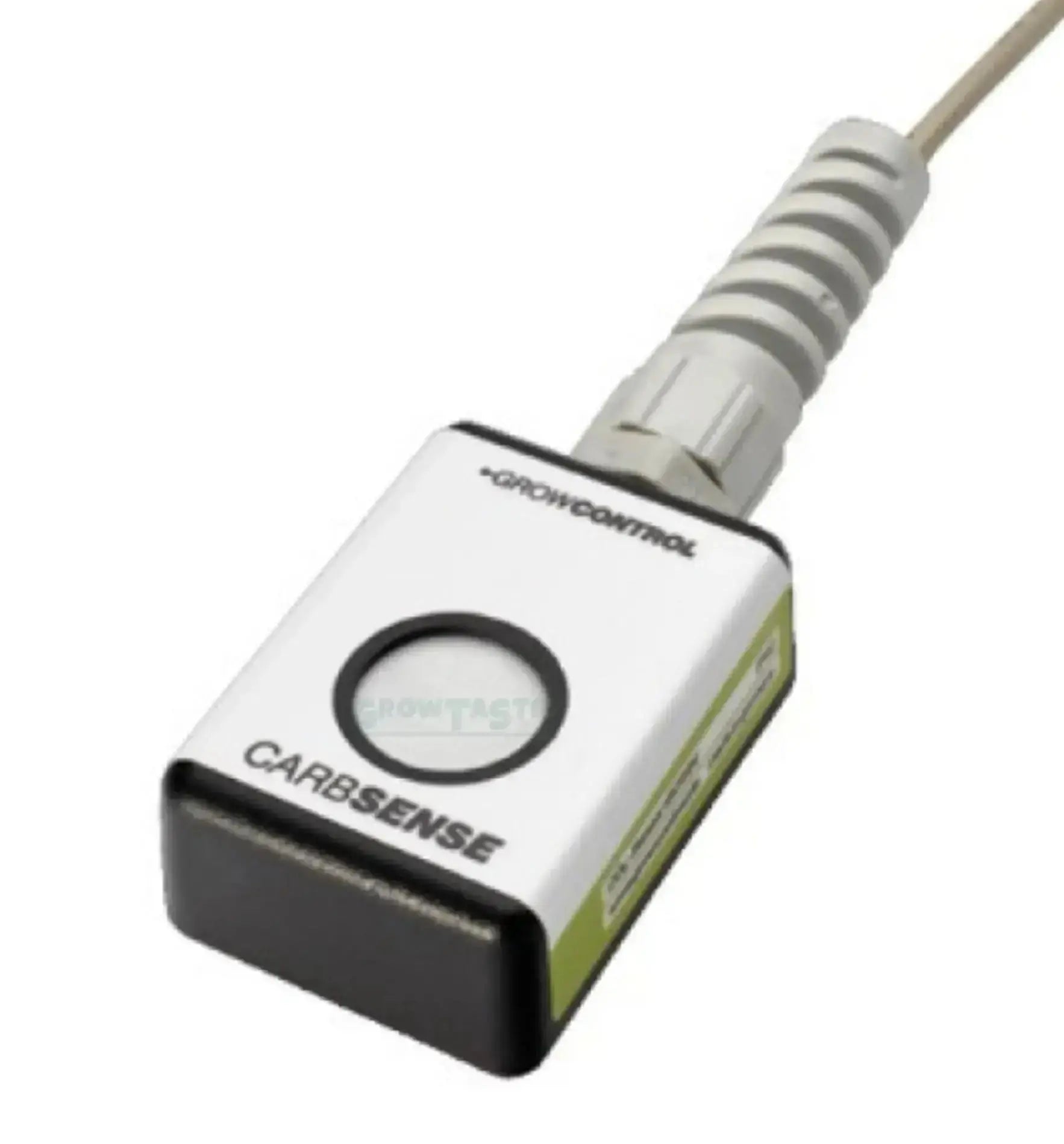 GrowControl Carbsense Sensor, medizinisches Überwachungsgerät für Blutzucker, zeigt Messwerte auf der digitalen Anzeige.