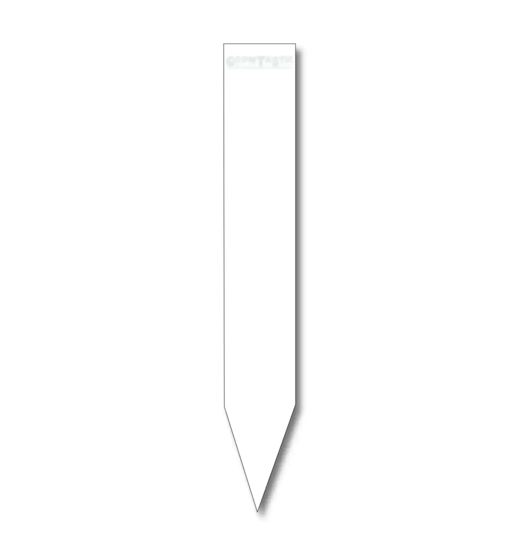 Weißes GrowTastic Steck-Etiketten, 100 Stück, 13 x 90 mm, für Pflanzen und Garten, langlebiges Kunststoffmaterial