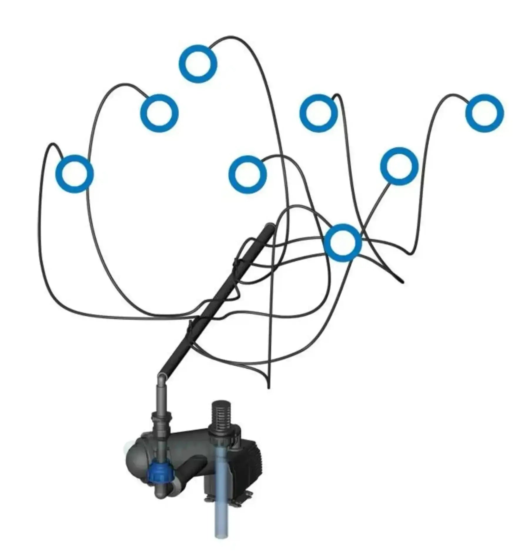 GrowTOOL Bewässerungssystem mit automatischer Bewässerungs-Extension-Set, flexible Schläuche und Anschlussstücke für Pflanzenbewässerung