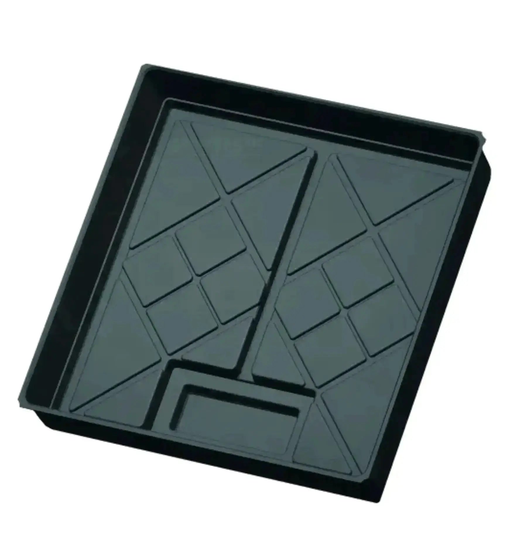 Ein quadratischer GrowTable GrowTOOL Tisch aus robustem Material, 57 x 57 cm, ideal für Grow-Setups, in neutralem Design.