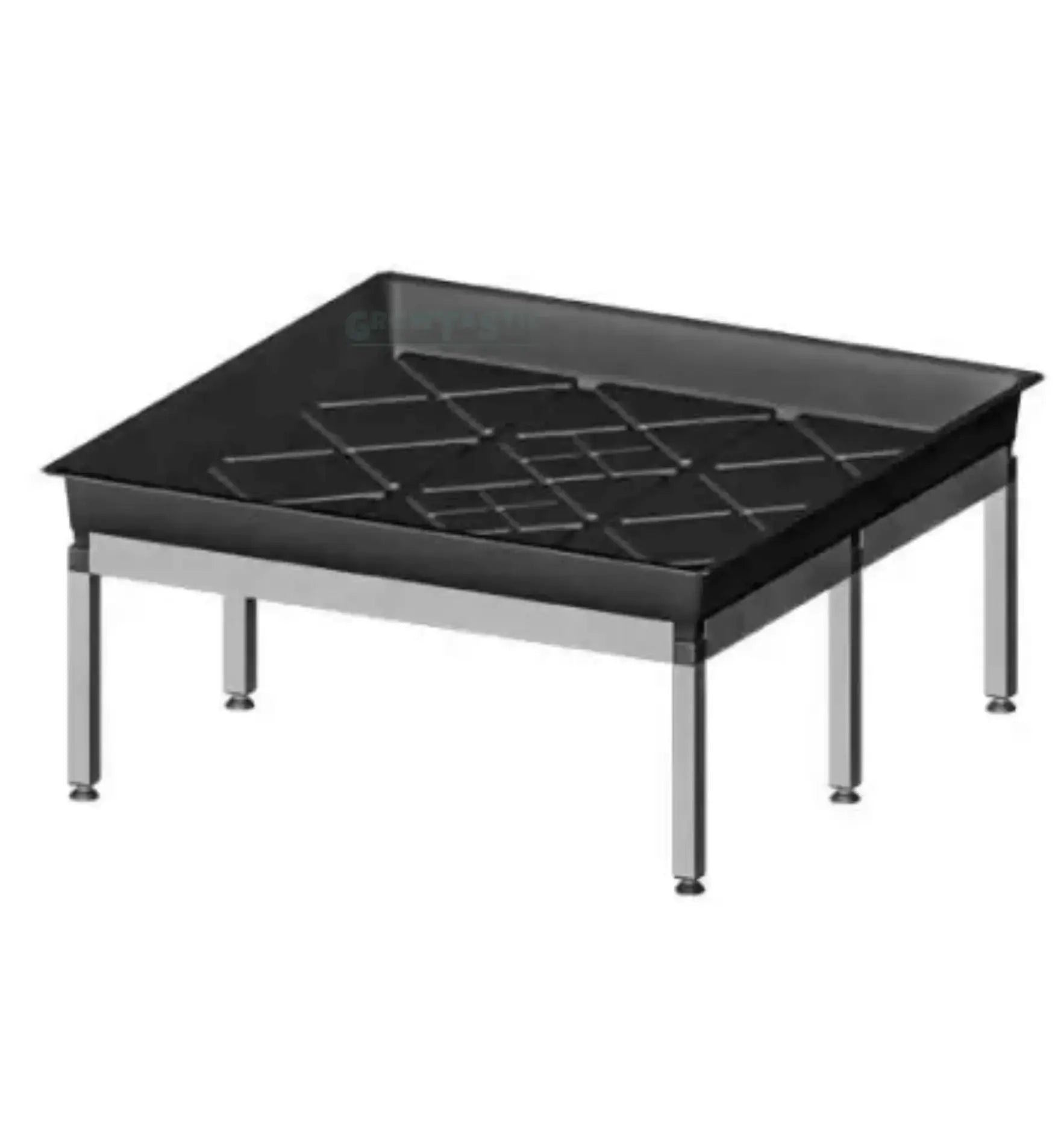 GrowRACK Tisch von GrowTOOL, 25 cm hoch, 54 x 54 cm, stabiler Grow-Tisch für Pflanzenanbau und Zucht.