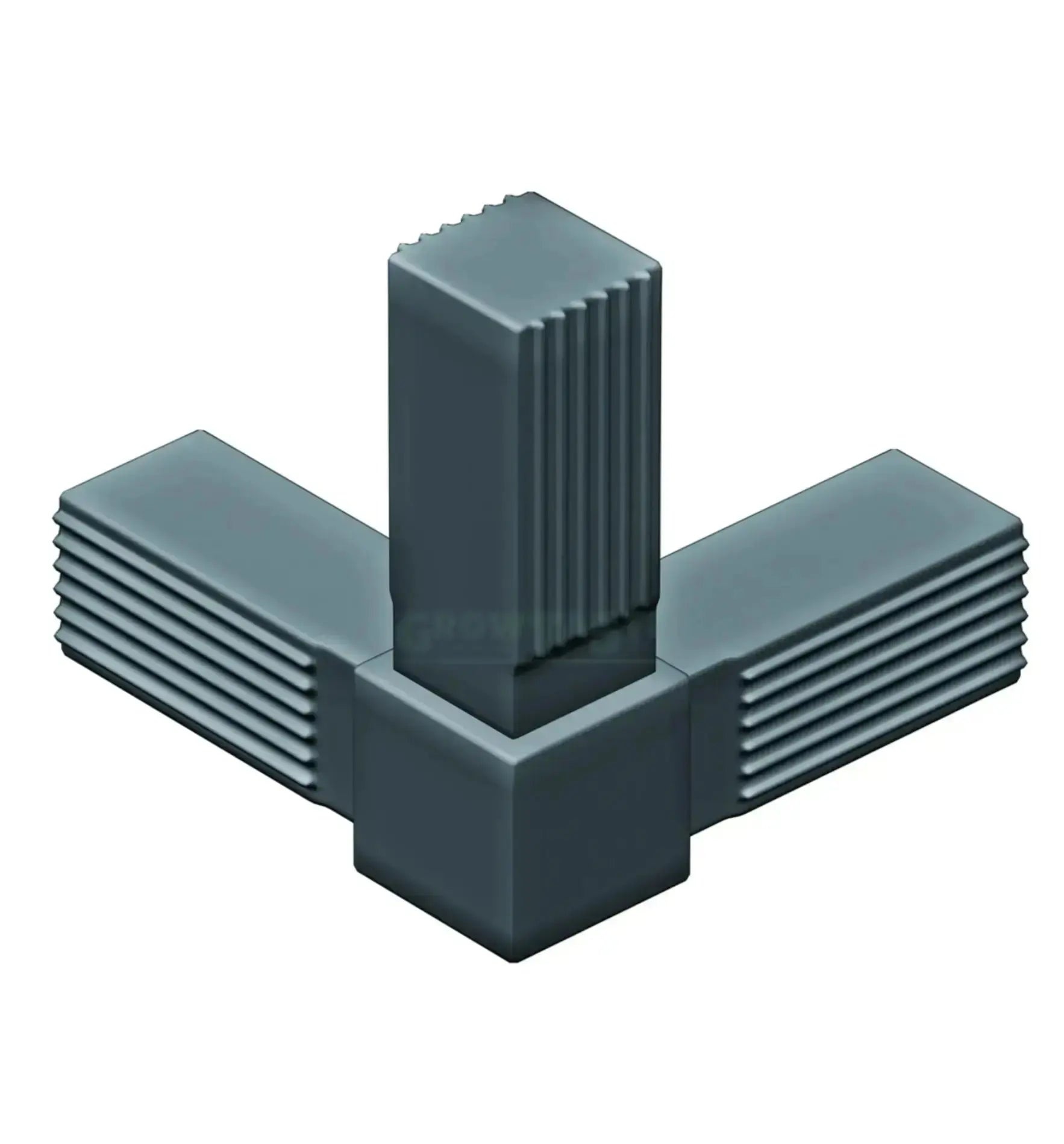 GrowTOOL Verbindungsstück für Tisch, T-Form, 25x25x1,5 mm, aus Metall, für stabile Verbindungen in Möbelprojekten