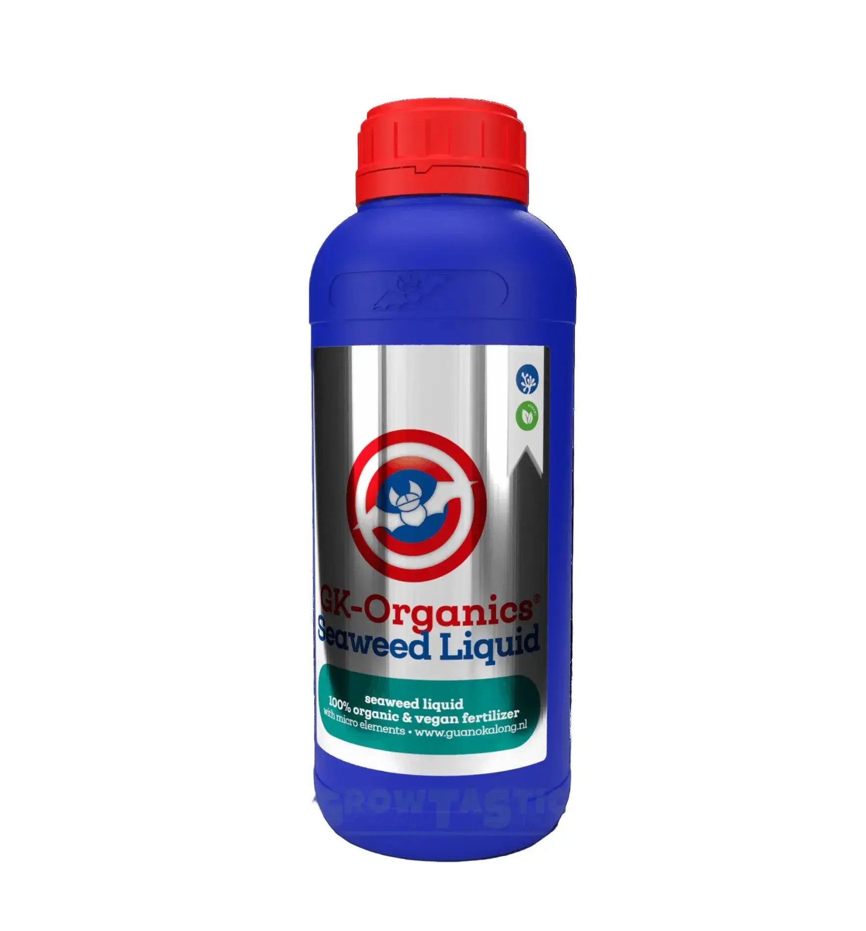 Flasche mit 1 Liter GuanoKalong Seetang- Flüssigdünger, biologisch und nährstoffreich für Pflanzenpflege