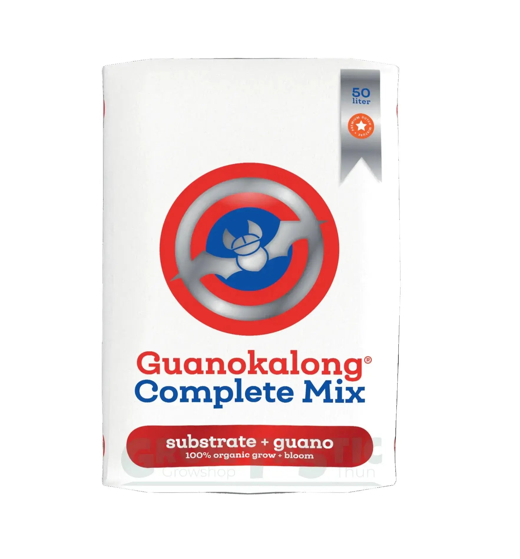 GuanoKalong Dünger-Set mit Erde, biologischer Pflanzen- und Blumen-Dünger für gesunde Gartenpflanzen, in naturbelassener Verpackung