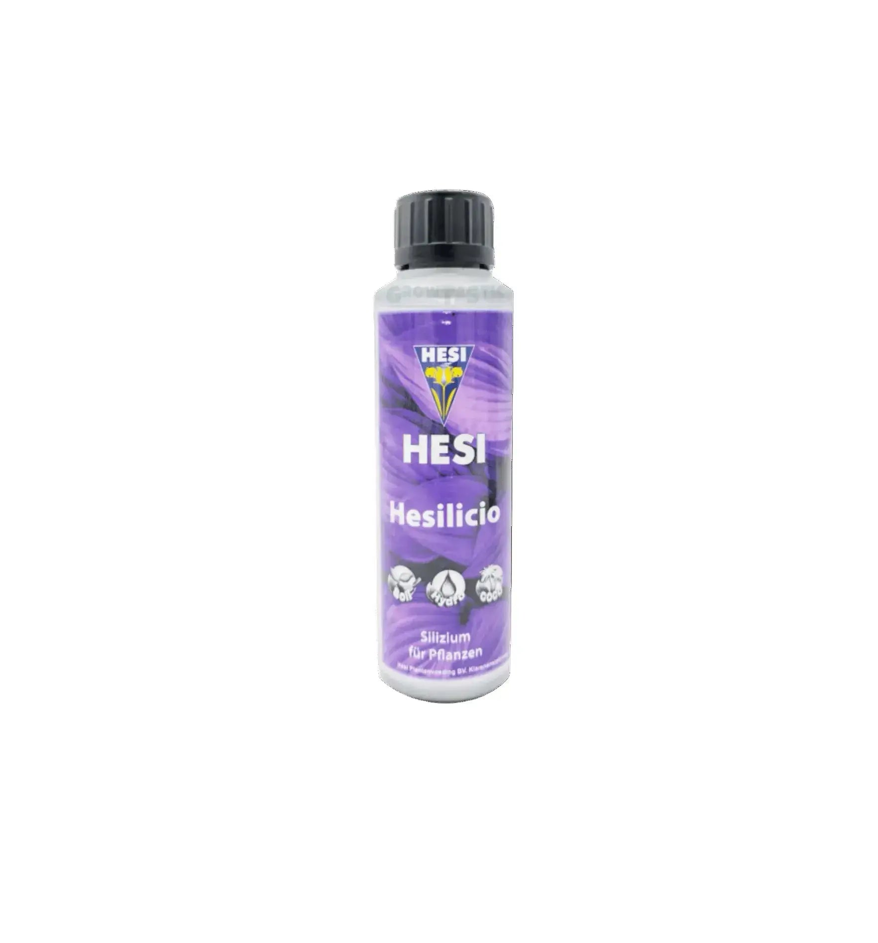 Hesi Hesilicio Pflanzenschutzmittel in 250 ml Flasche, für gesunde Pflanzen, sichtbar auf der Verpackung