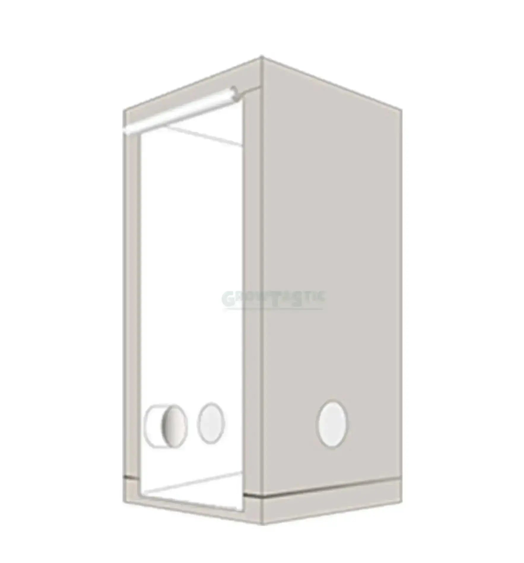 Homebox® Q+ Growbox, quadratisch mit extra Höhe, stabile Pflanzenzuchtbox für Indoor-Garten, hochwertiges Material, ideales Design