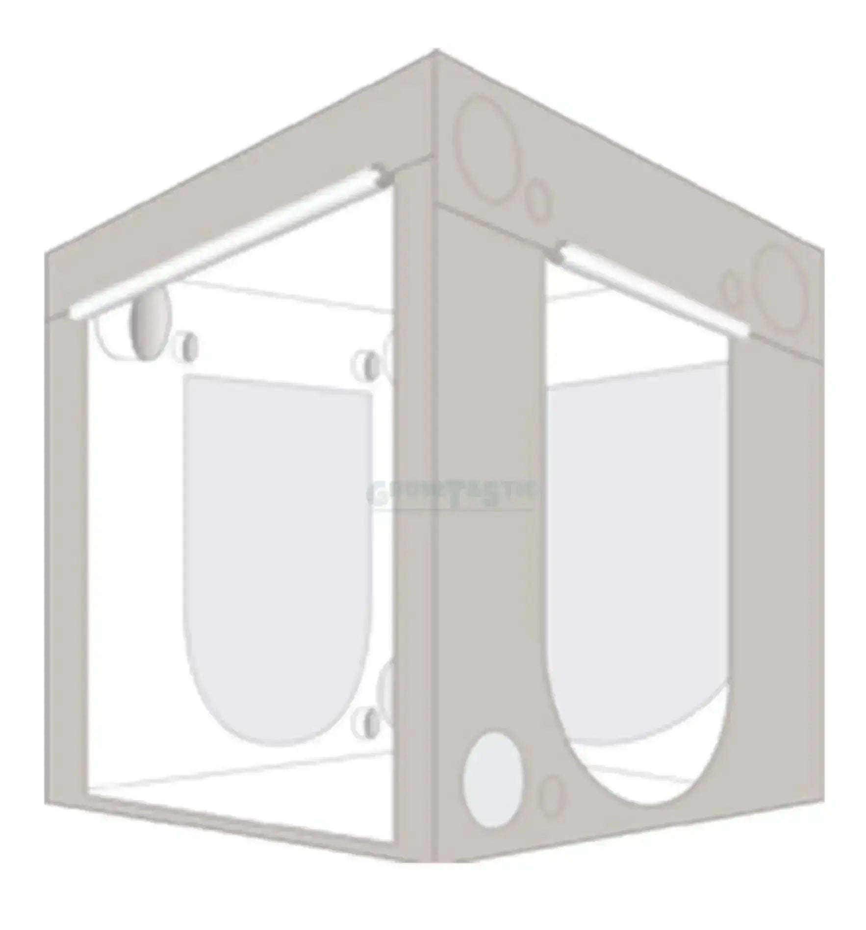 Homebox® Q+ Growbox, quadratisch mit extra Höhe, stabile Garten- oder Pflanzenzuchtbox, ideal für Indoor-Growing.