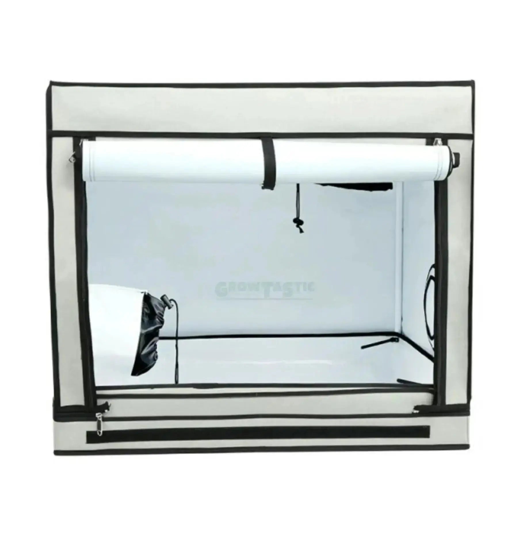 Homebox RS rechteckige Growbox mit verkürzter Form, ideal für den Anbau von Pflanzen im Innenbereich.