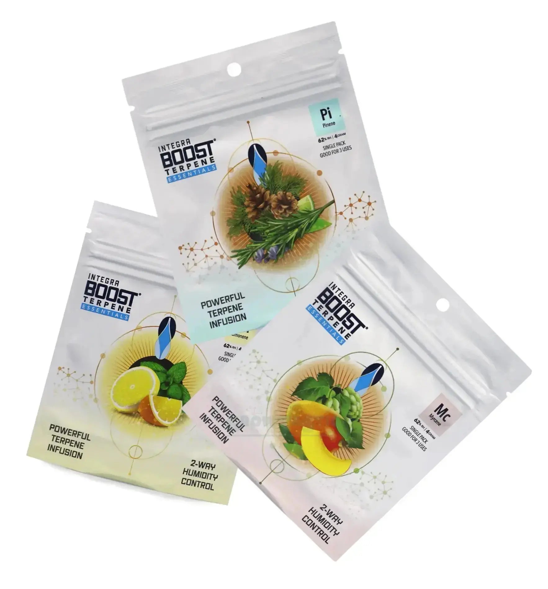 Integra Boost Terpene Essentials 62% in Aufbewahrungsbehälter, mit Zitronen-Duft, 67g, natürliche Lagerung von Terpenen