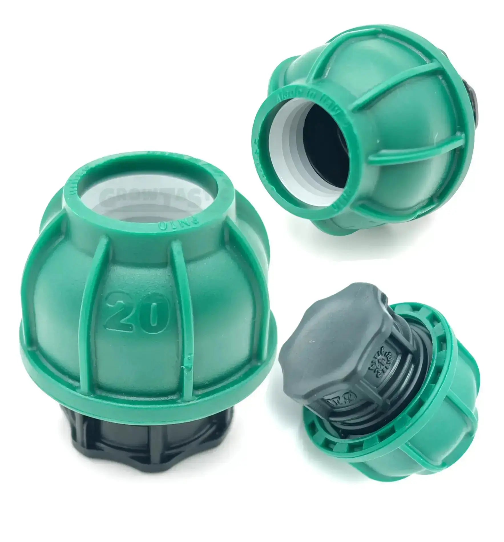 Irritec Bewässerung Schlauchanschluss mit Wasserfilter, Verbindungsteil aus PE, großes Modell, für Bewässerungssysteme.
