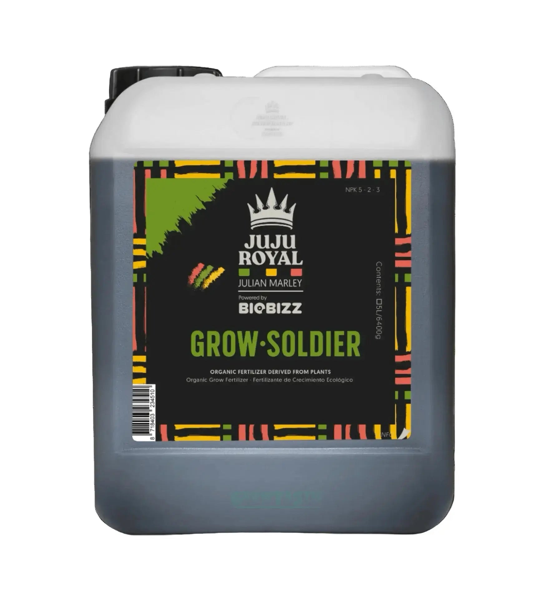 BioBizz JuJu Royal Grow Soldier Dünger in 250 ml Flasche, biologischer Pflanzen-Dünger für optimales Pflanzenwachstum